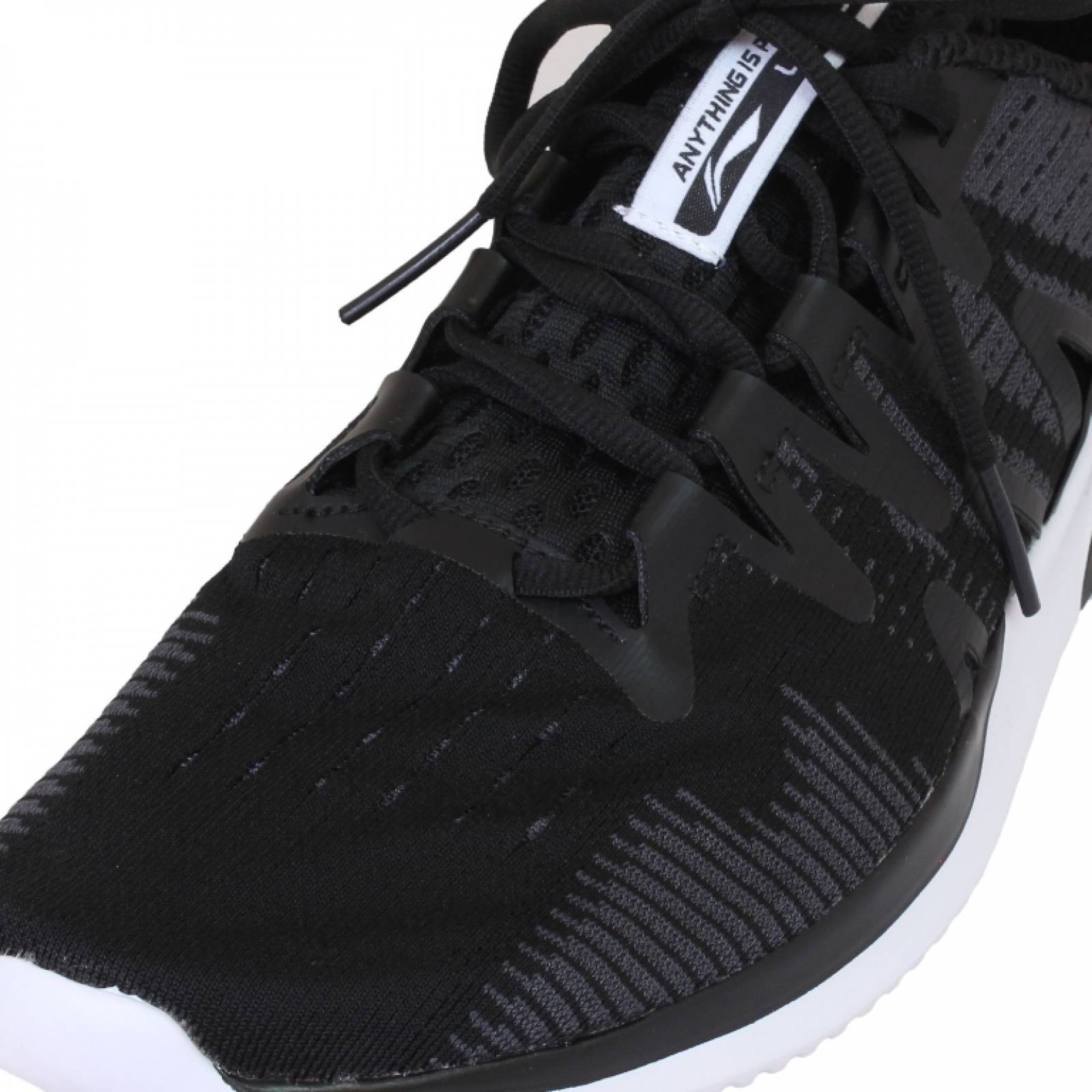 Tenis para Correr  ARHP029-2 Negro/ Gris Li-Ning Caballero