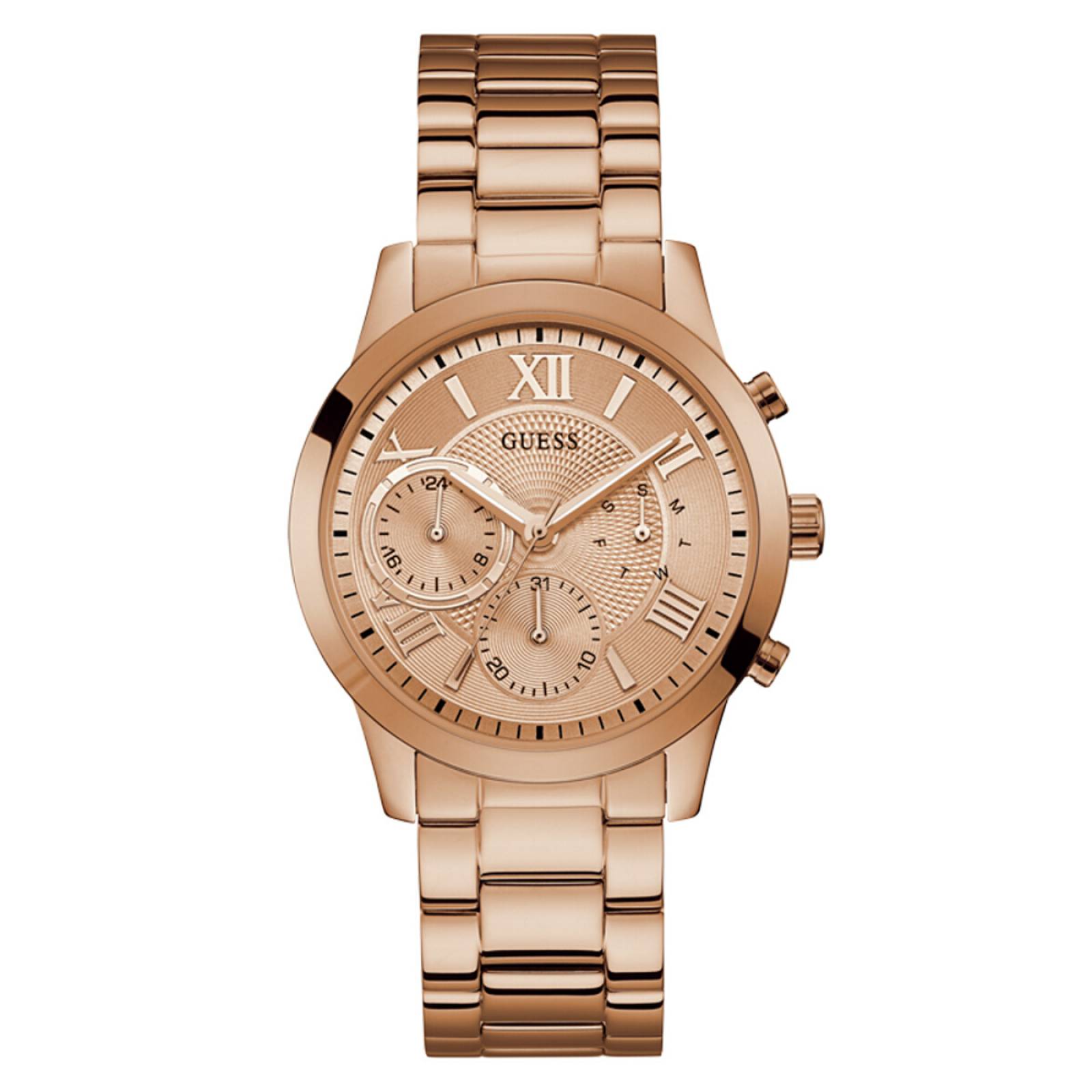 Reloj Guess Mujer Solar Oro Rosa Acero Inoxidable