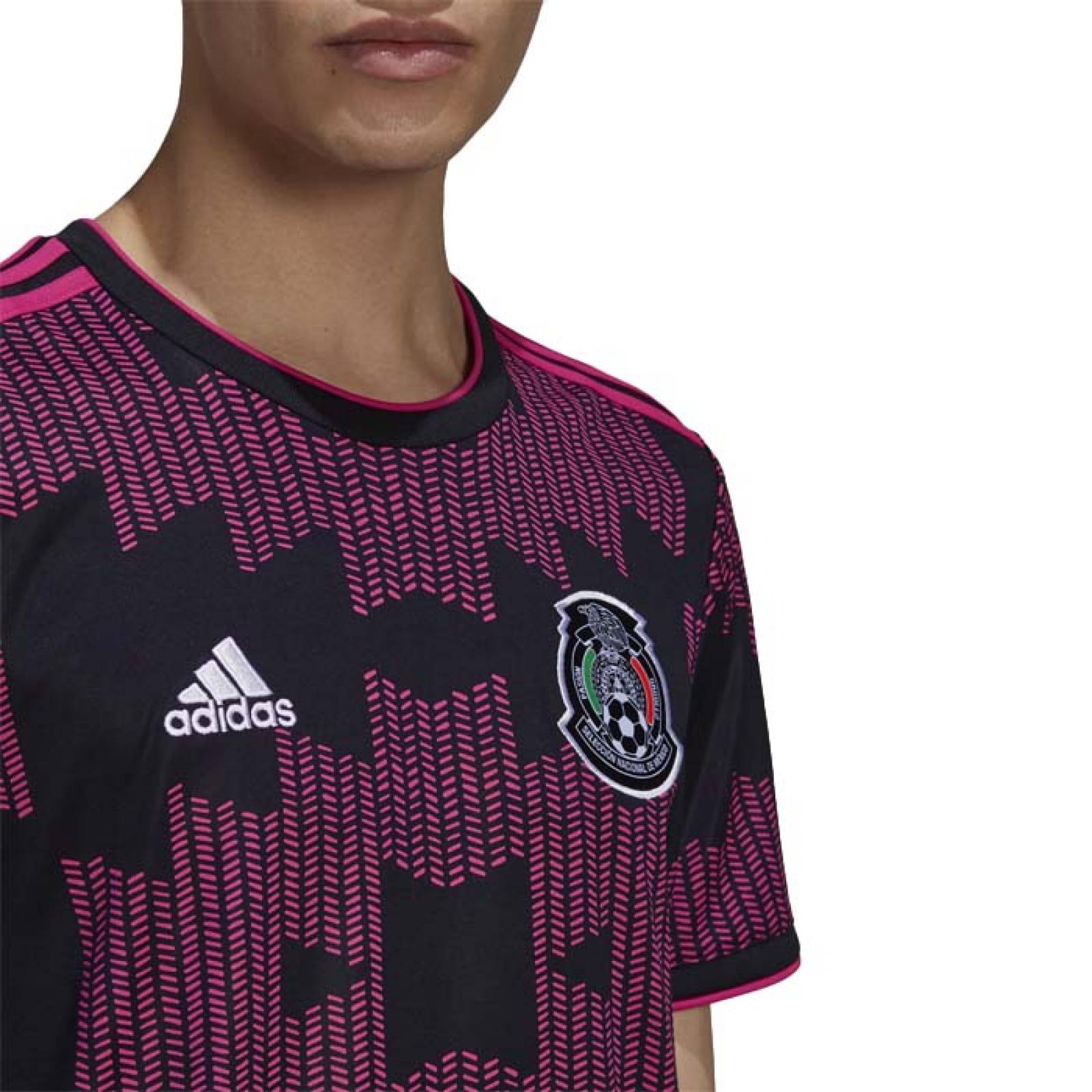 Jersey Adidas Hombre Local Selección Nacional México Negro FT9648.