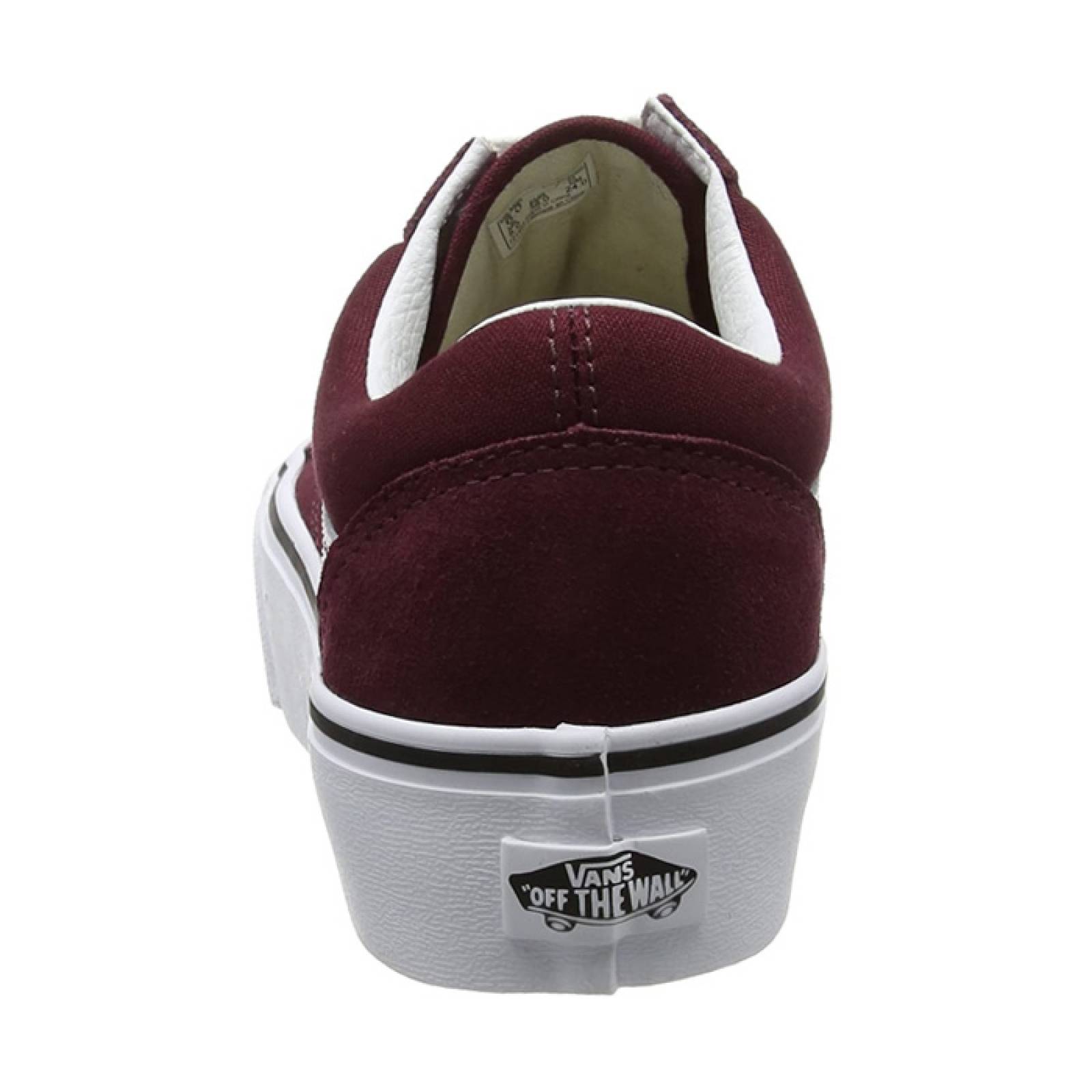 Tenis Vans Mujer Old Skool Platform Vino VN0A3B3U5U7