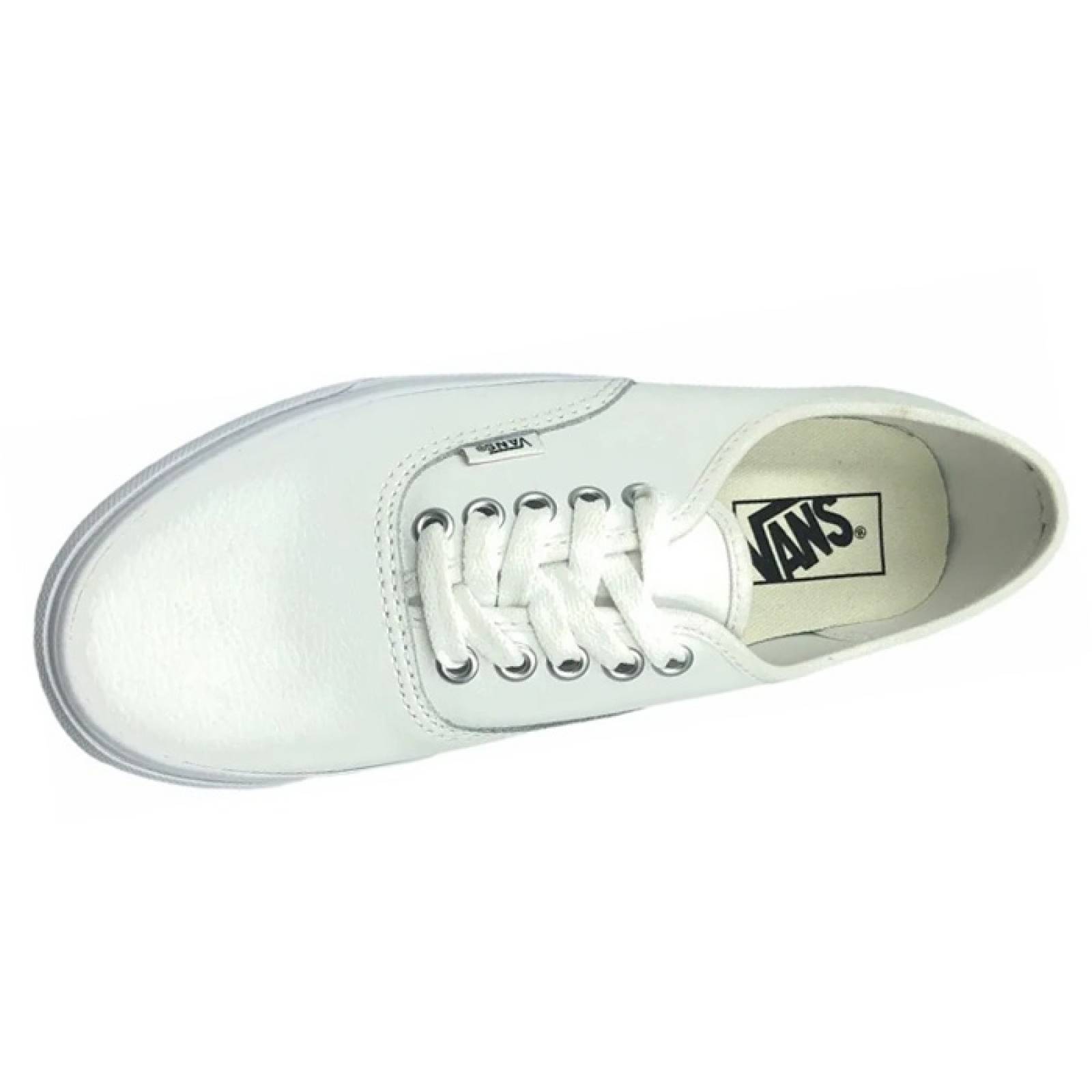 Tenis Vans Mujer Piel Clásicos Blanco VN0A2Z5IL3H
