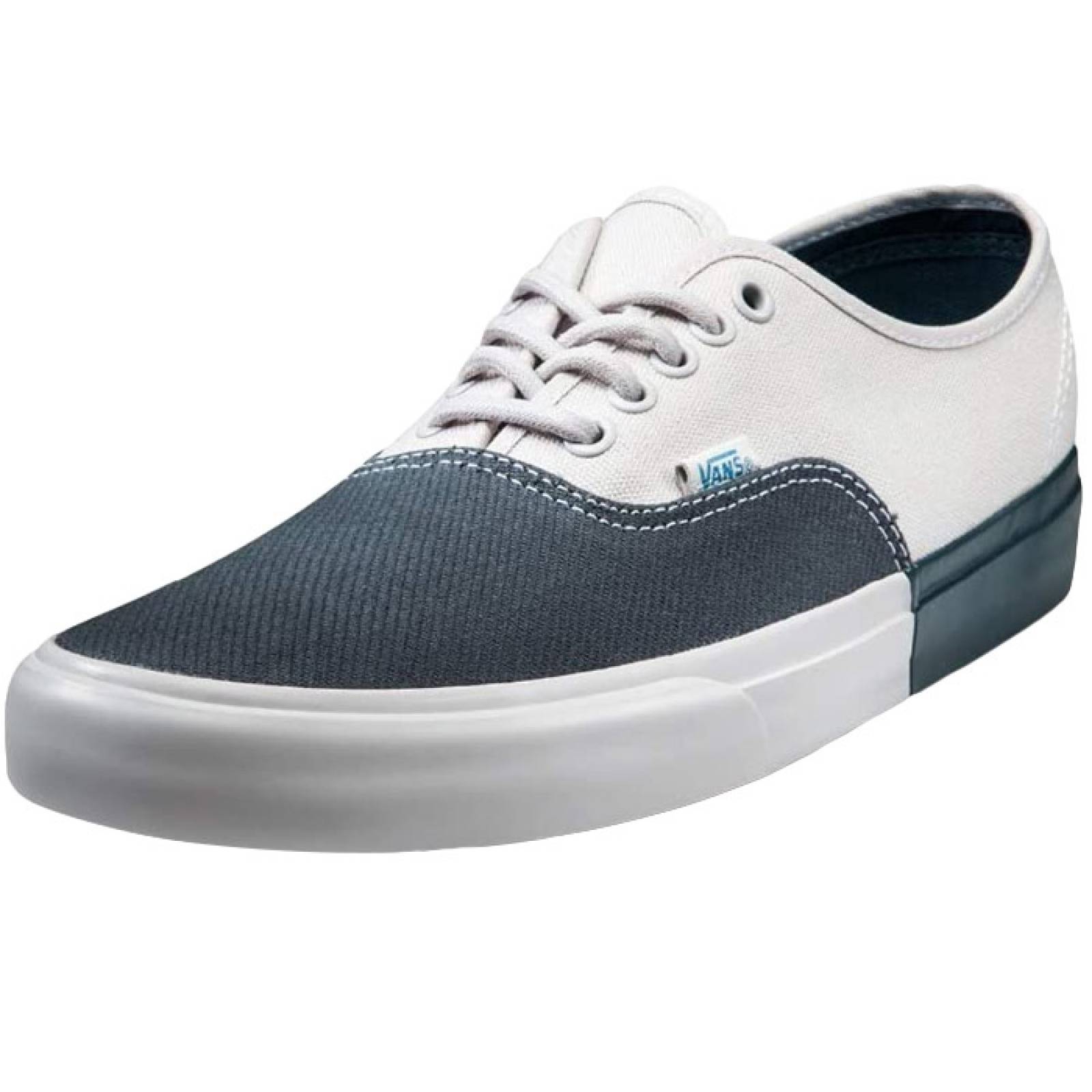 Tenis Vans Mujer Authentic Dx Blocked Gris Blanco VN0A38ESMS8.