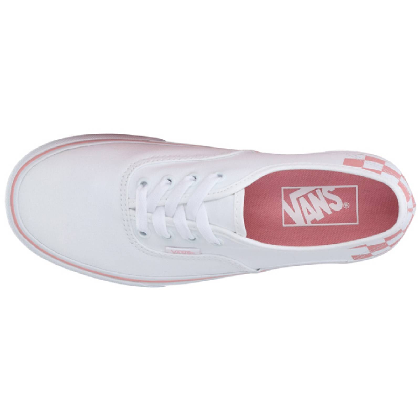 Tenis Vans Mujer Plataforma Ajedrez Coral Blanco VN0A3AV8AHP