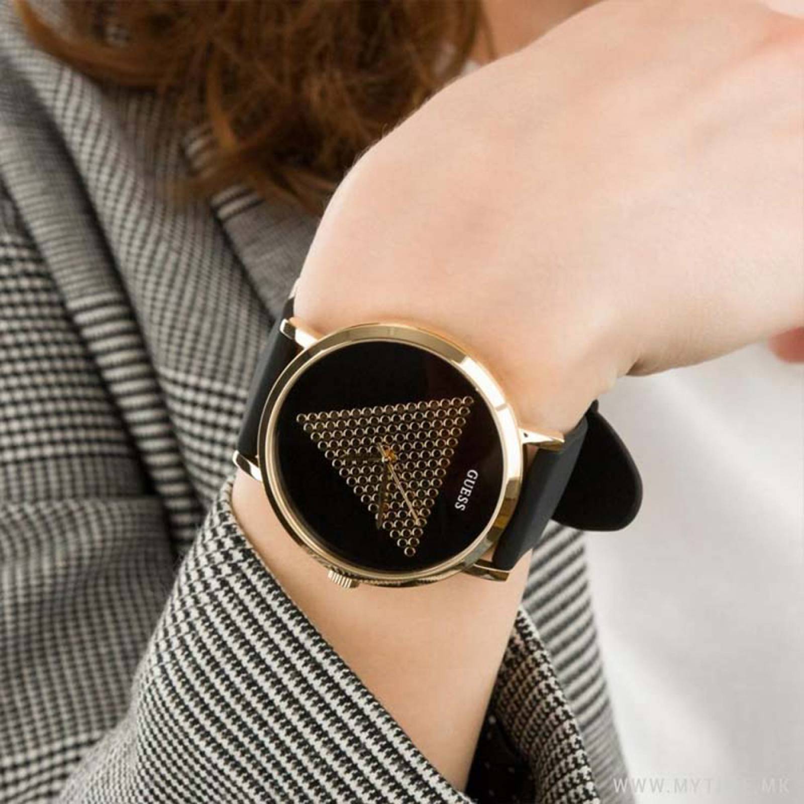 Reloj para hombre Guess Imprint Negro W1161G1