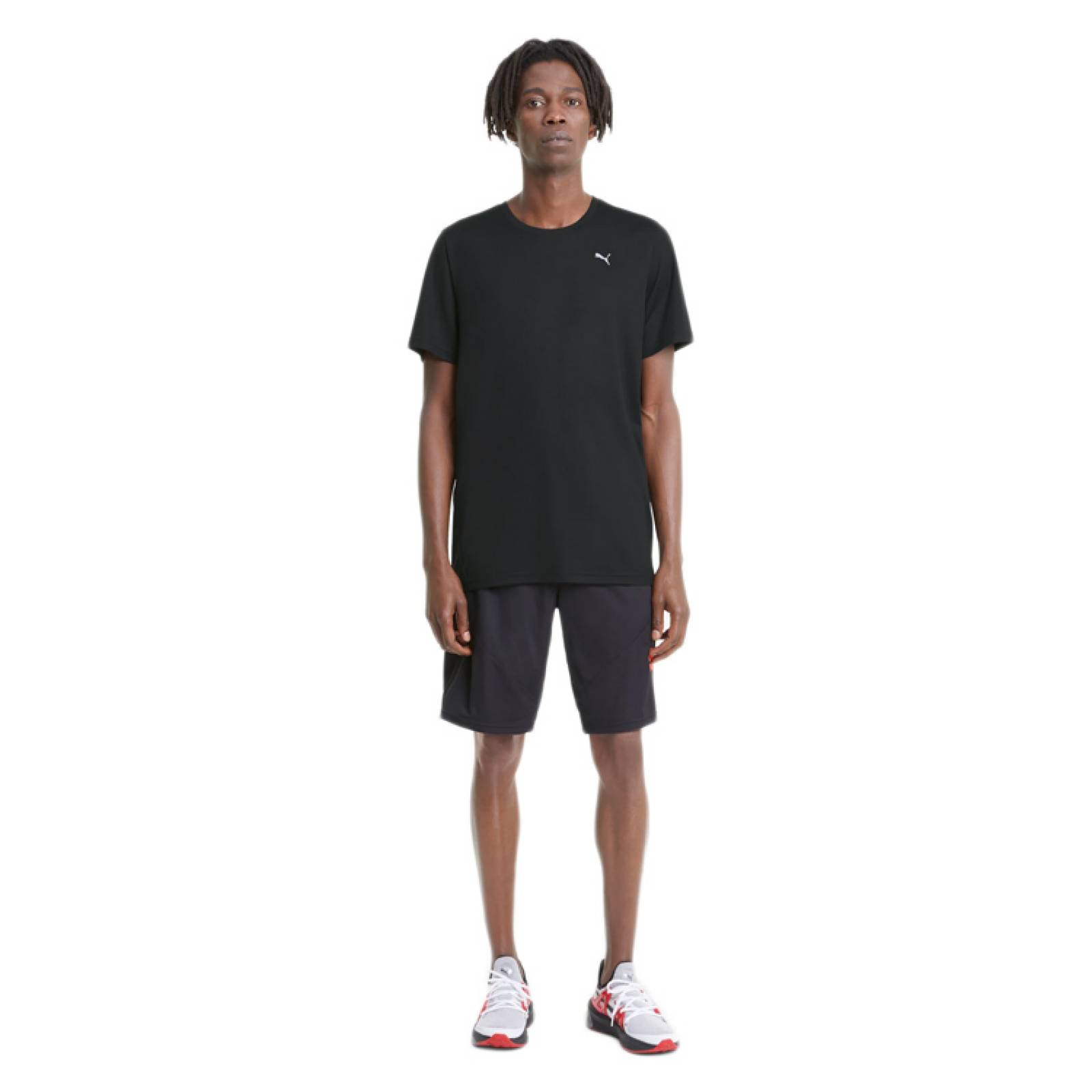 Playera Puma Hombre Manga Corta Drycell Negro 52031401