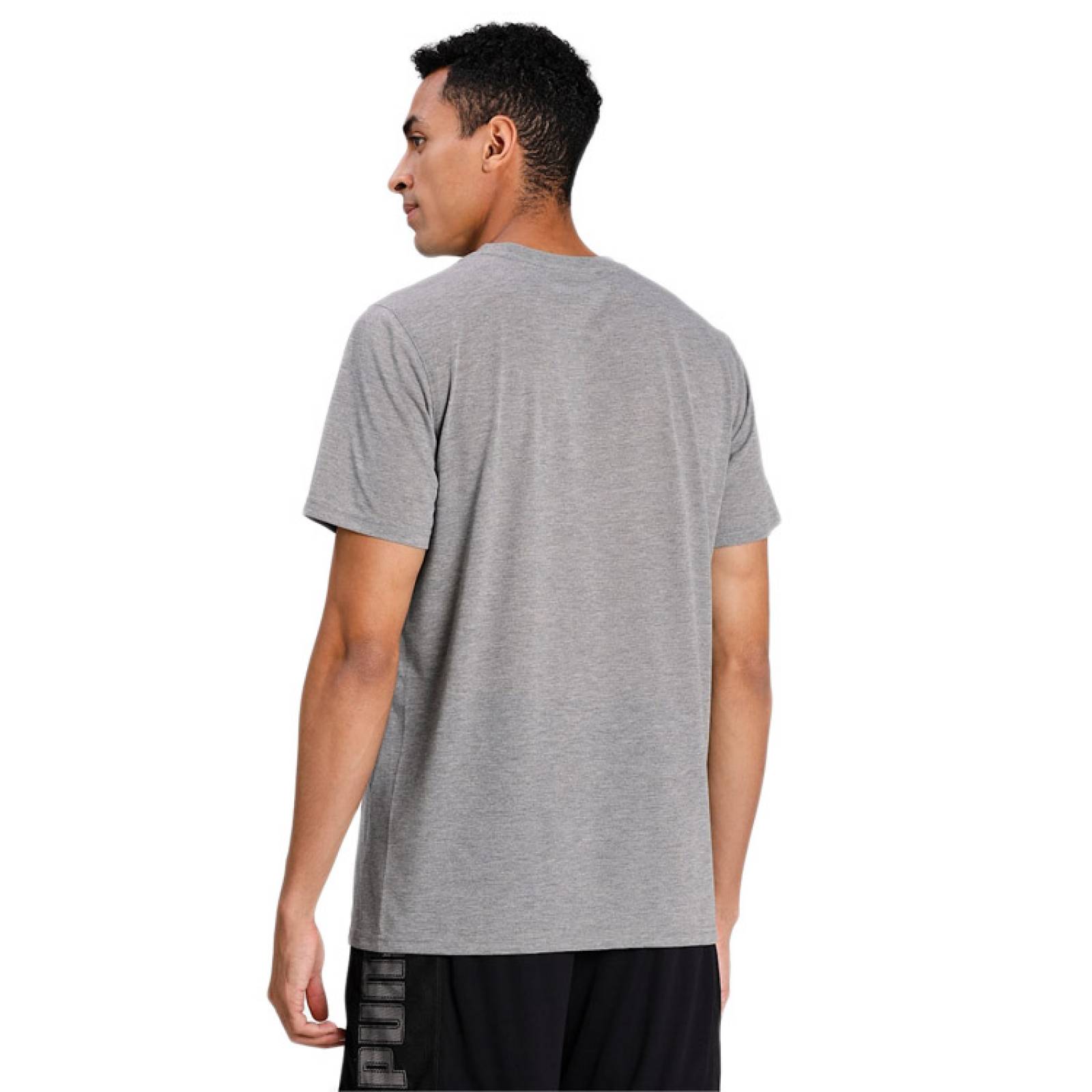 Playera Puma Hombre Manga Corta Drycell Gris 52031603