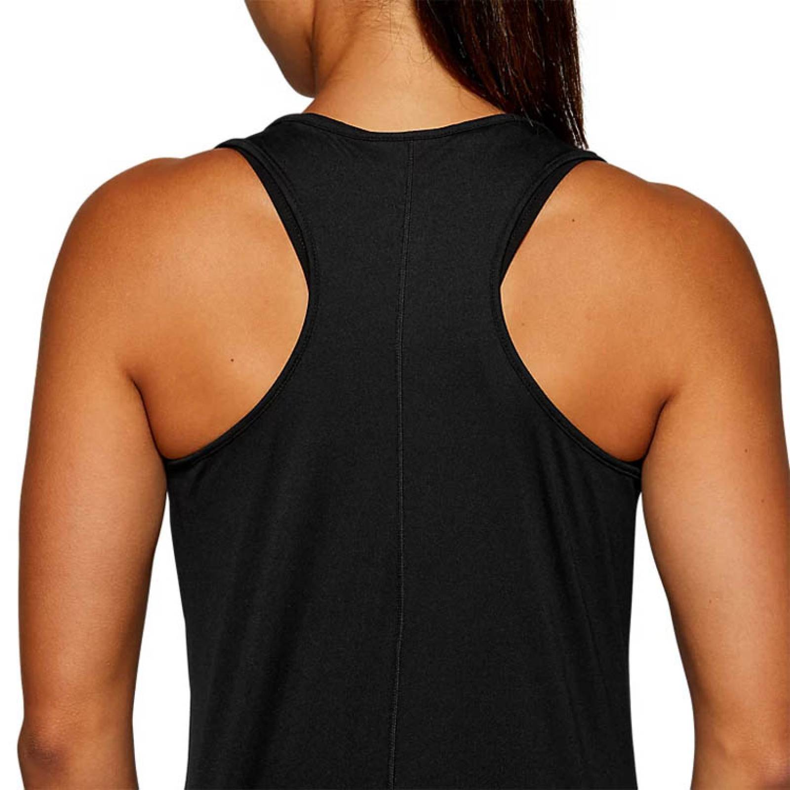 Tank Top Asics Mujer Silver Tank Negro 2012A053001