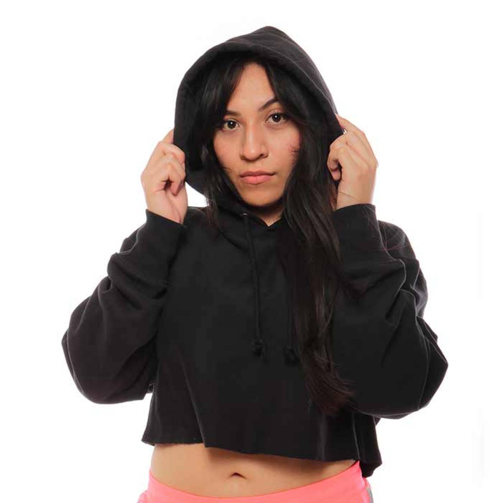 Champion Sueter Negro Con Gorro Sudaderas Champion Sueter Negro