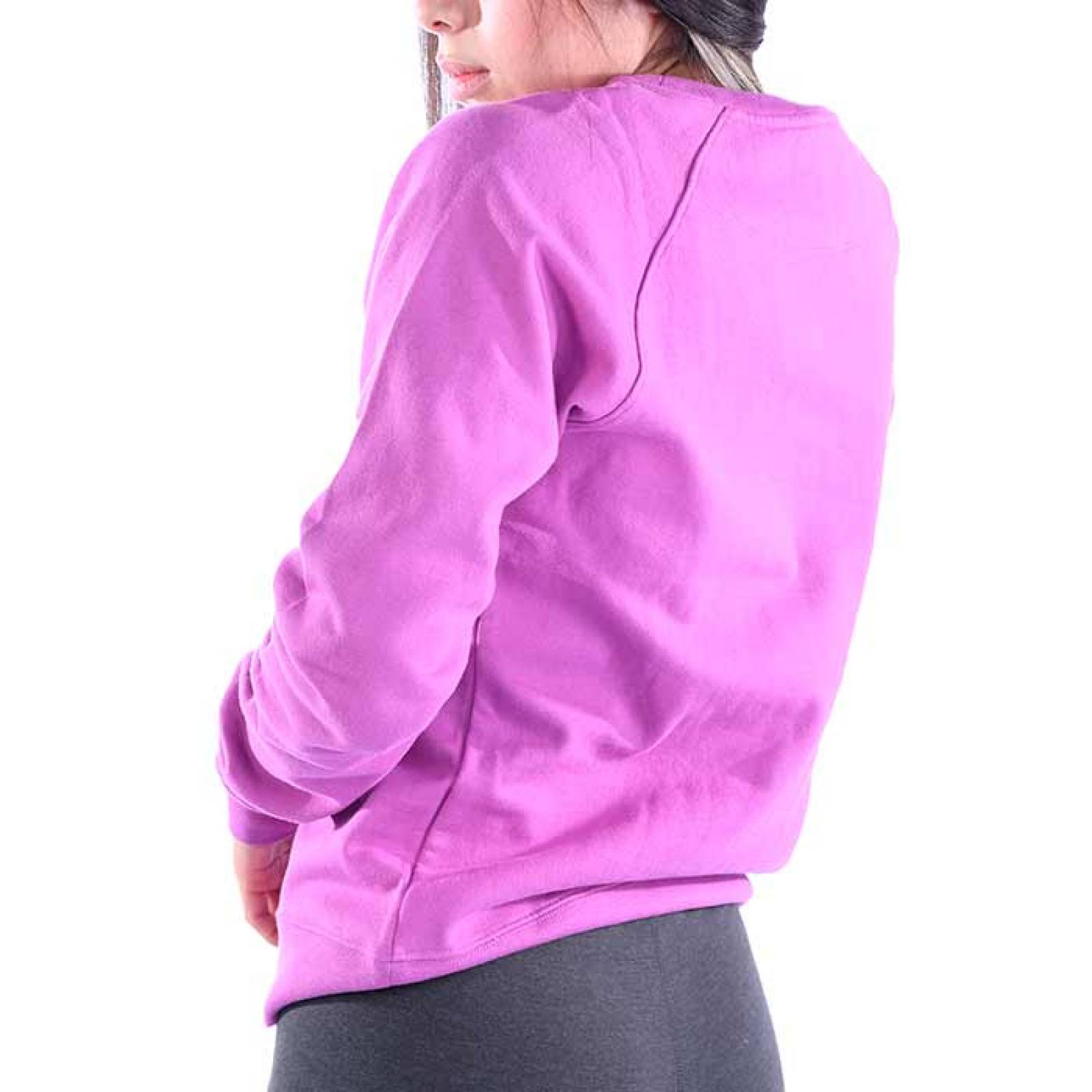 Sudadera Champion Mujer Algodón Boyfriend Morado 25190109418MOR