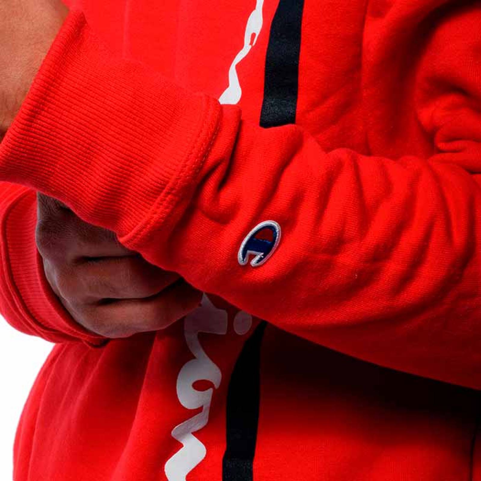 Sudadera Champion Hombre Gráfica Powerblend Rojo GF88HY079732WCRED