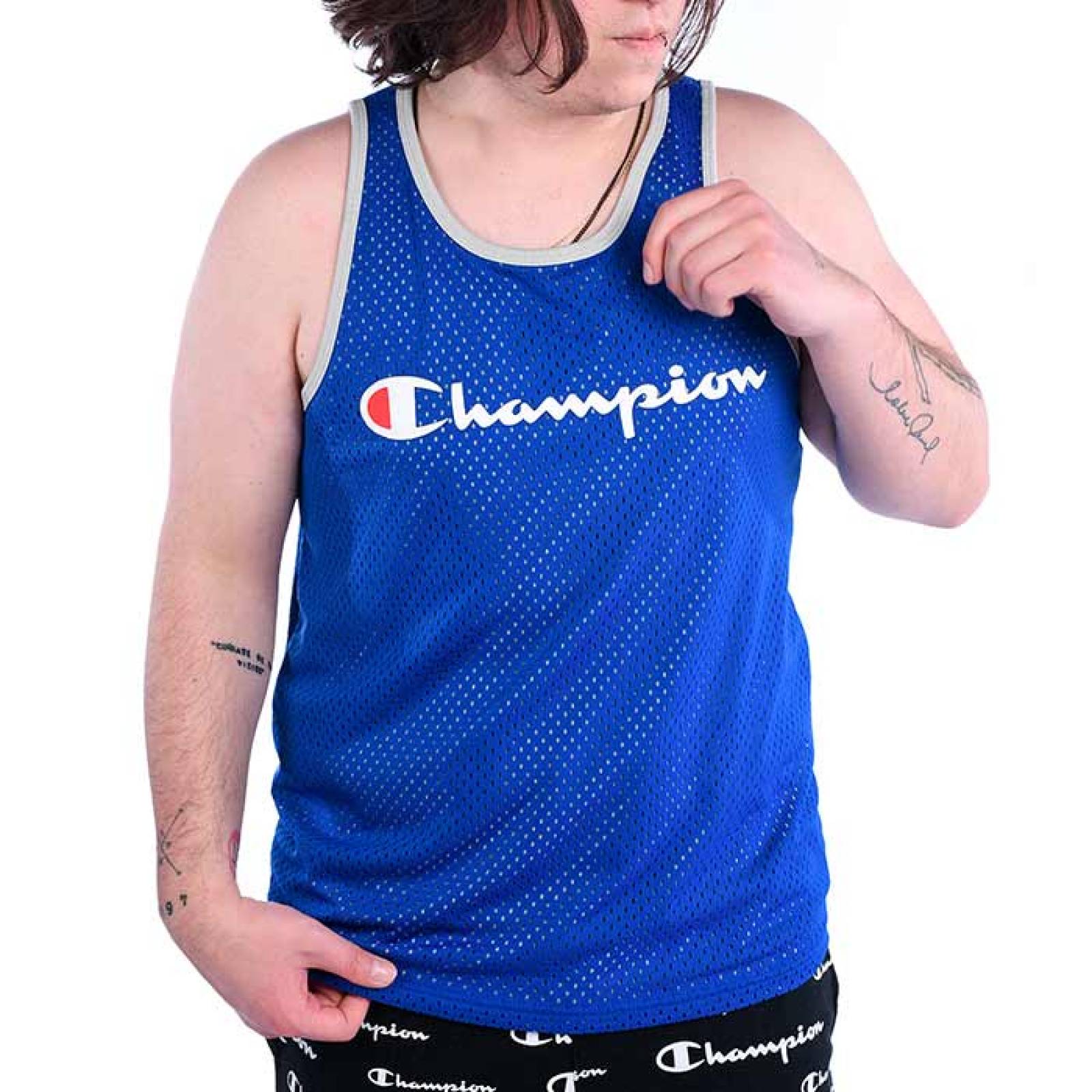 Playera cheap champion azul