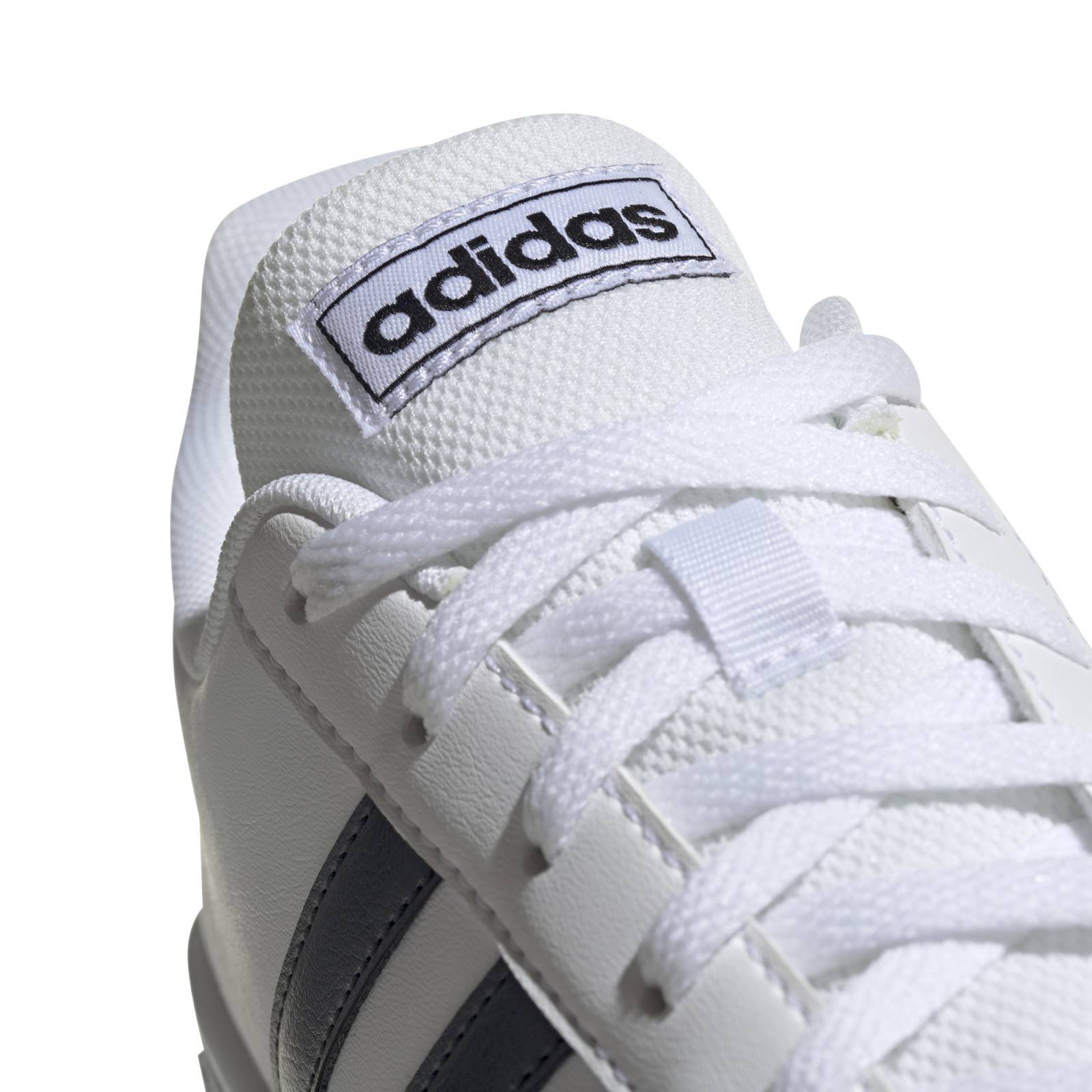 Tenis Adidas Grand Court Base Blanco Mujer EE7968 CALCETAS DE REGALO