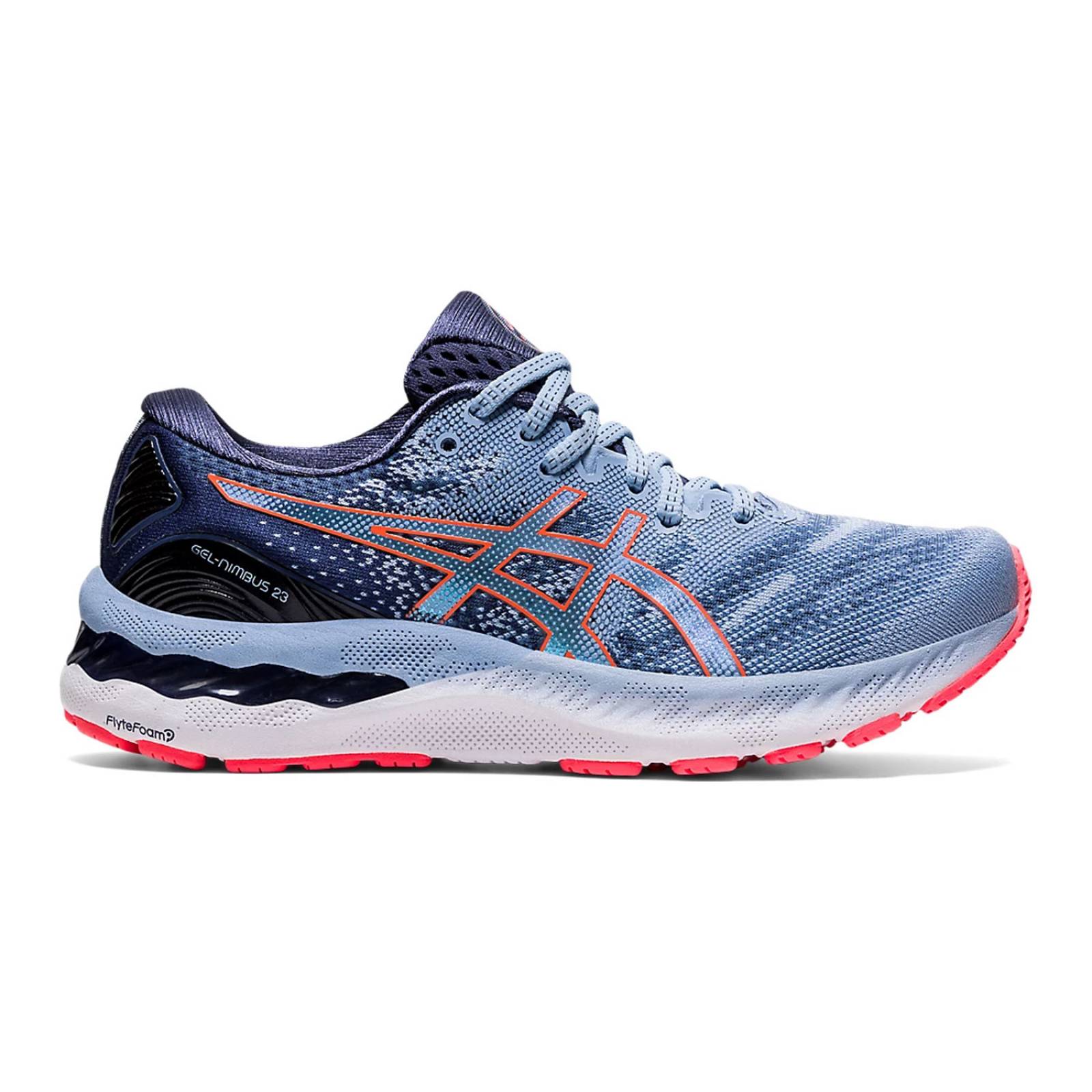 Tenis Asics Mujer Gel Nimbus 23 Azul 1012A885.412.