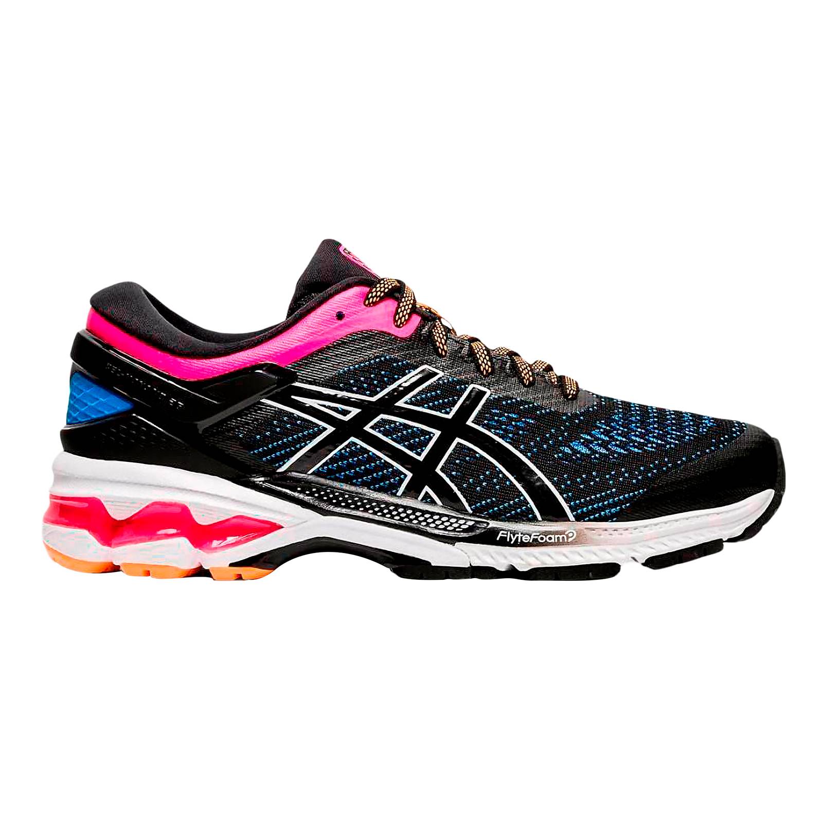 Tenis Asics Mujer Gel Kayano 26 Negro 1012A457.004.