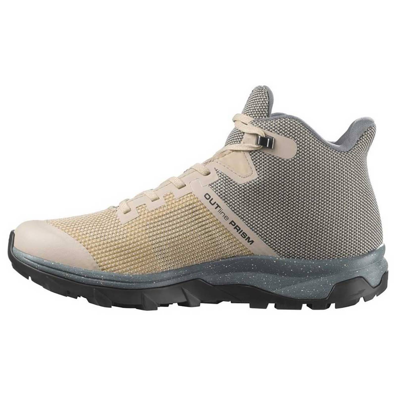 Botas SALOMON MUJER OUTLINE PRISM MID BIEGE L41305000