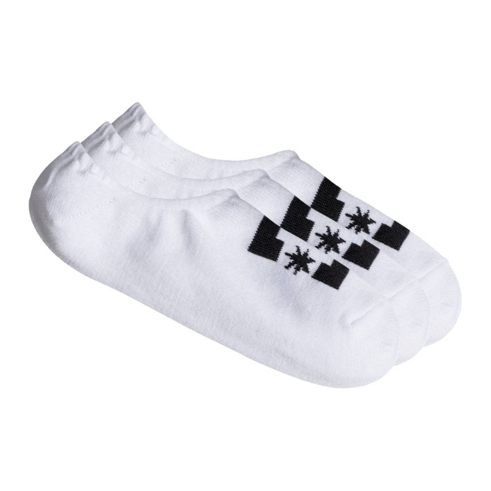Calcetas Dc Shoes Hombre Blanco Liner 3P EDYAA03153WBB0.