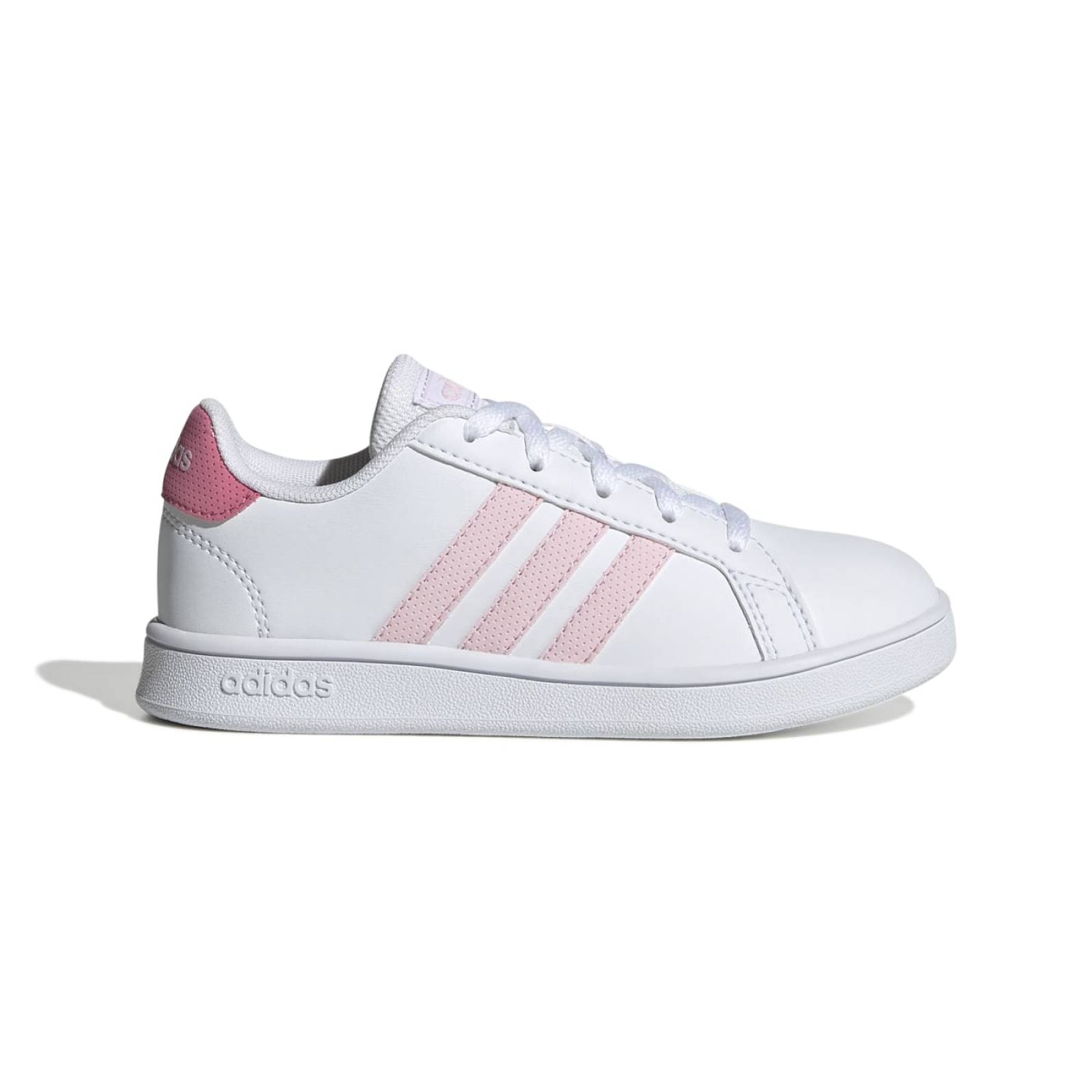 Tenis adidas mujer blancos con rosa sale