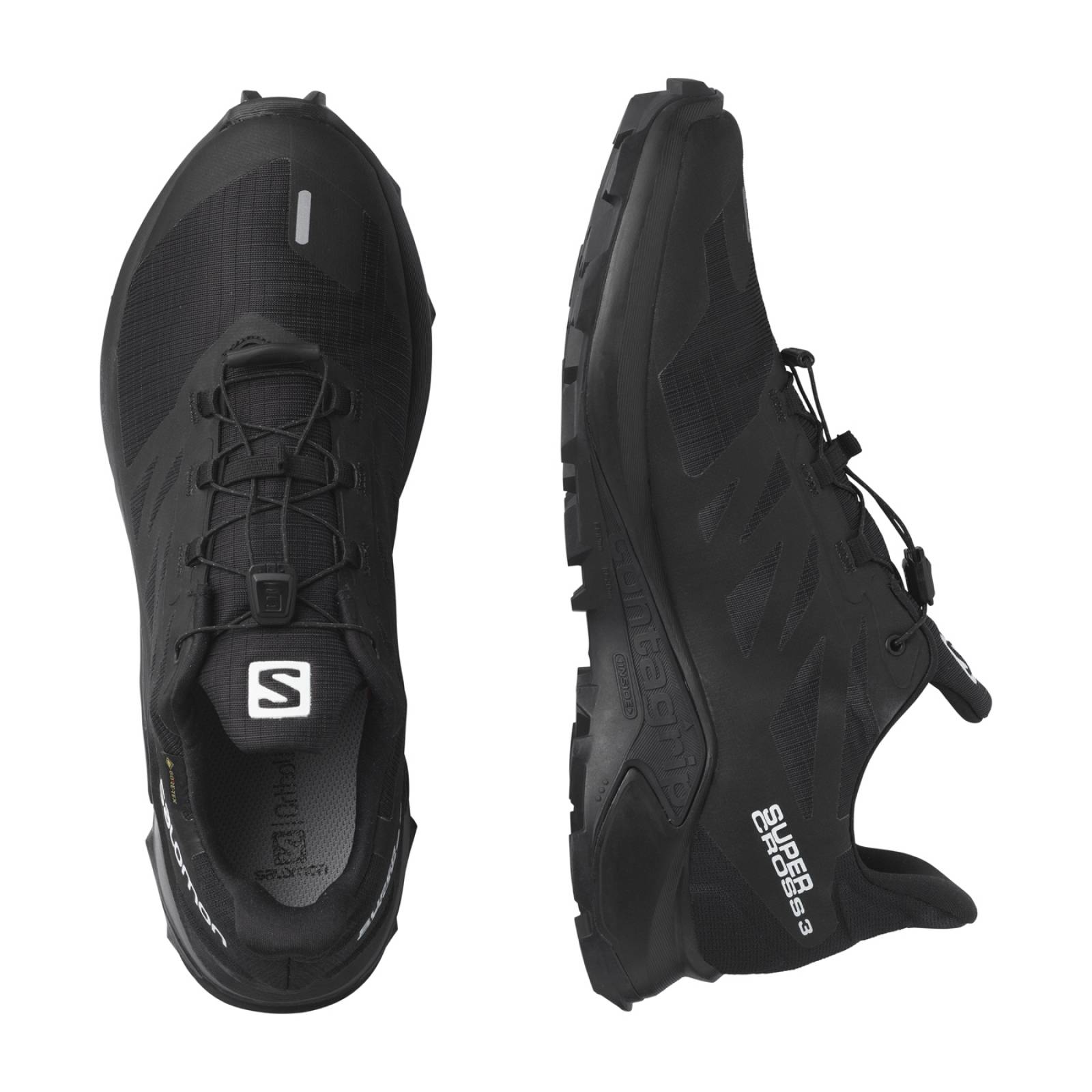 Tenis Salomon Hombre Negro Supercross 3 Gtx L41453500