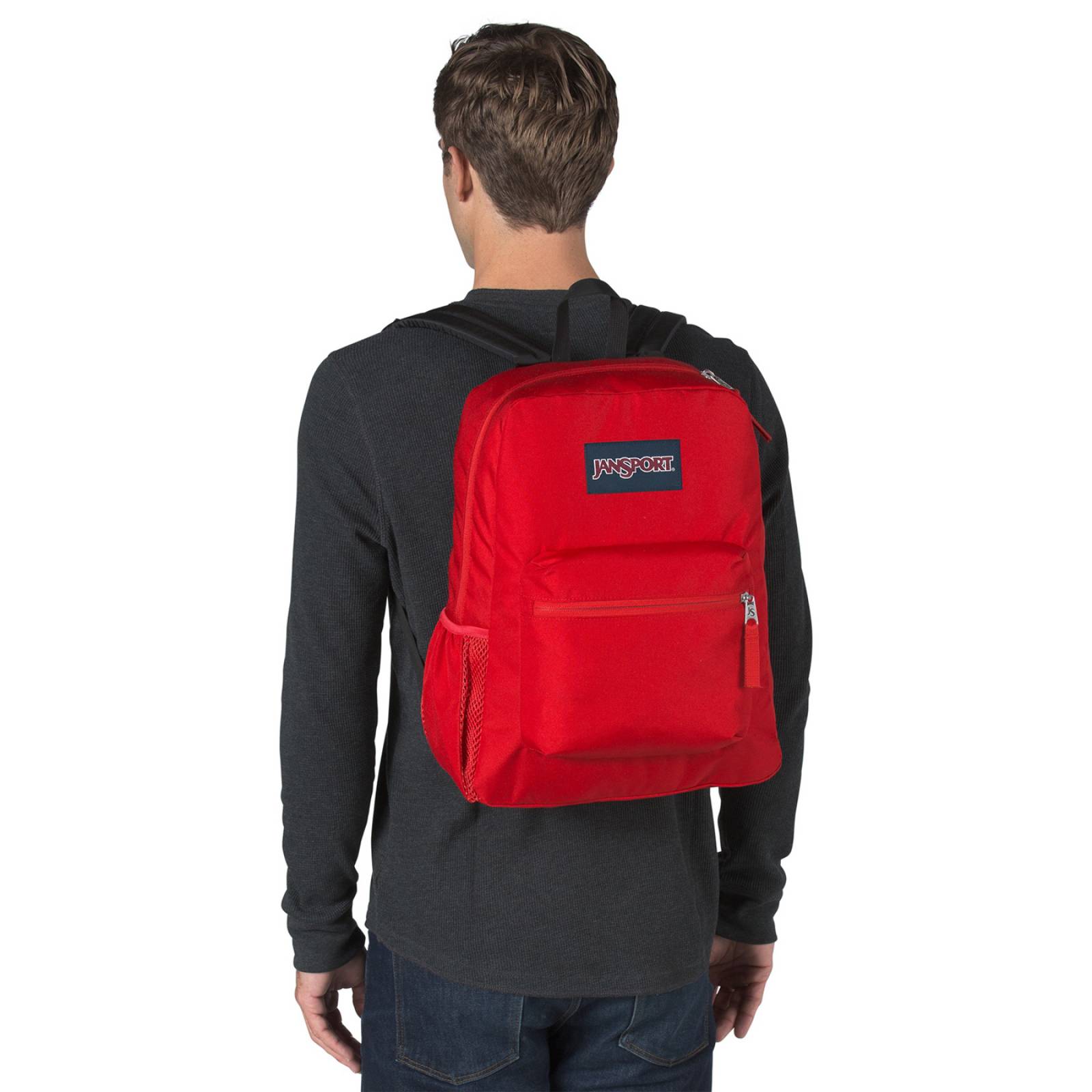 Mochila Jansport Unisex Cross Town Tape Rojo JS0A47LW5XP.