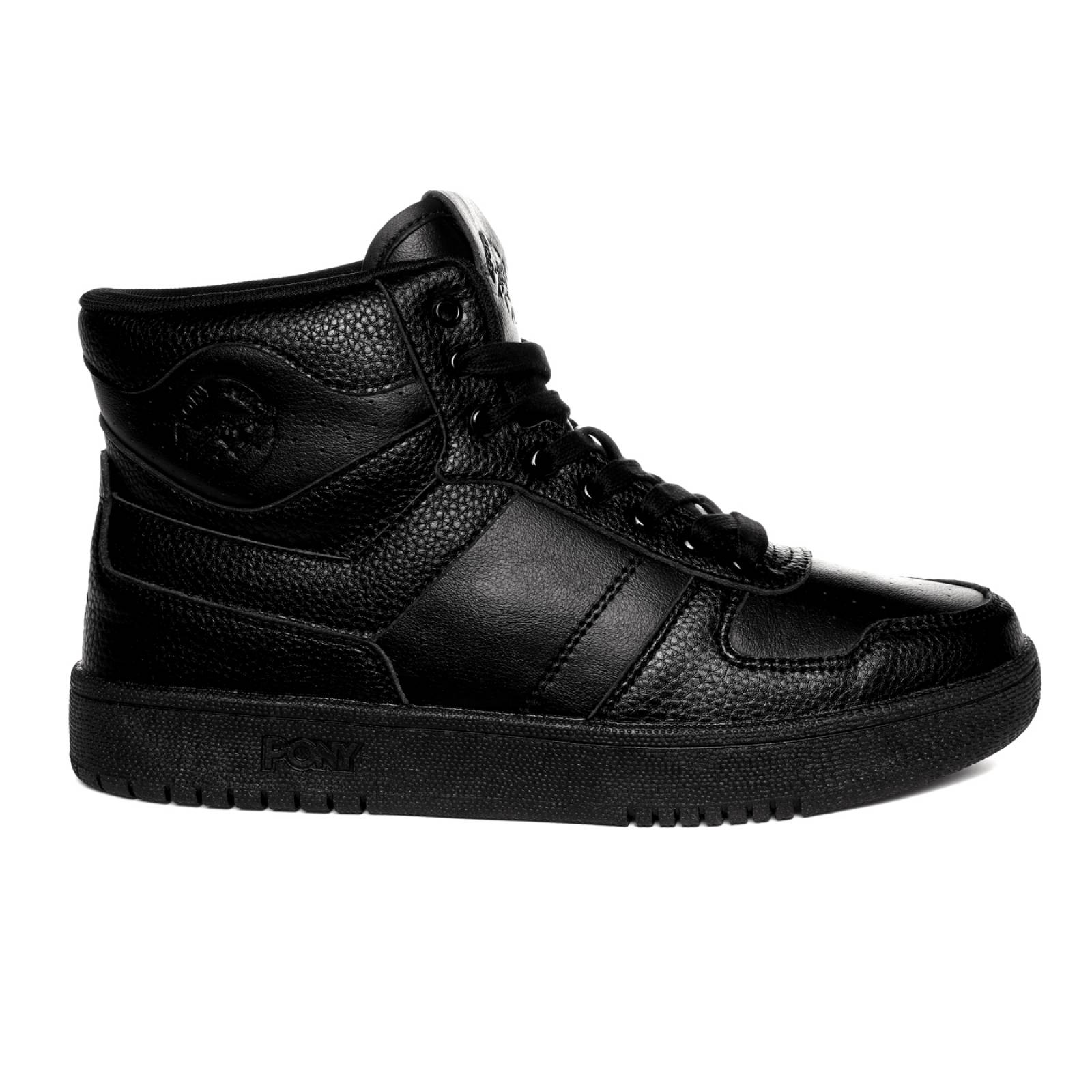 Tenis Pony Hombre Negro City Wings Hi Spider 0046