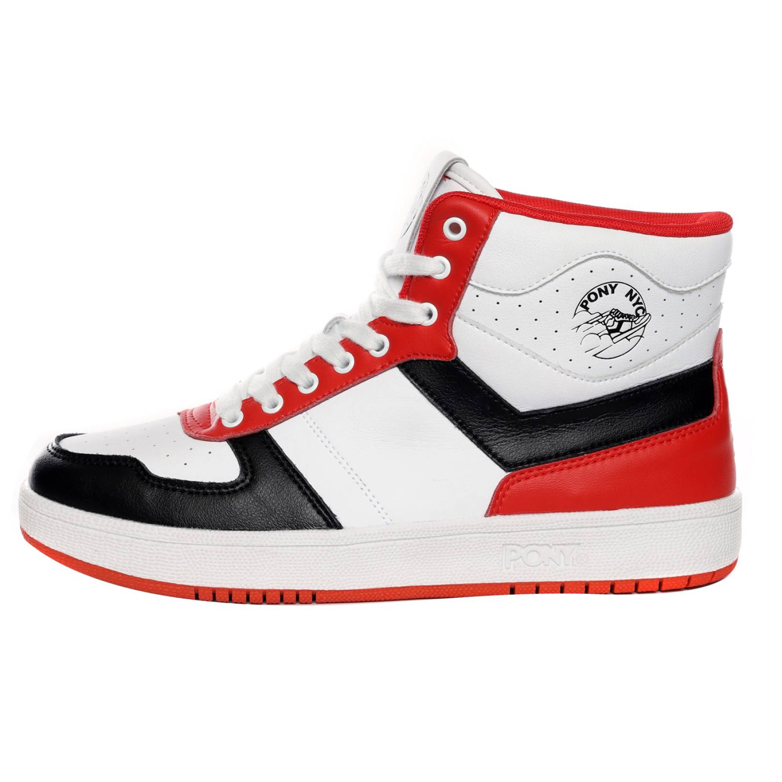 Tenis Pony Mujer Blanco City Wings Hi Cherry Casual 9491.