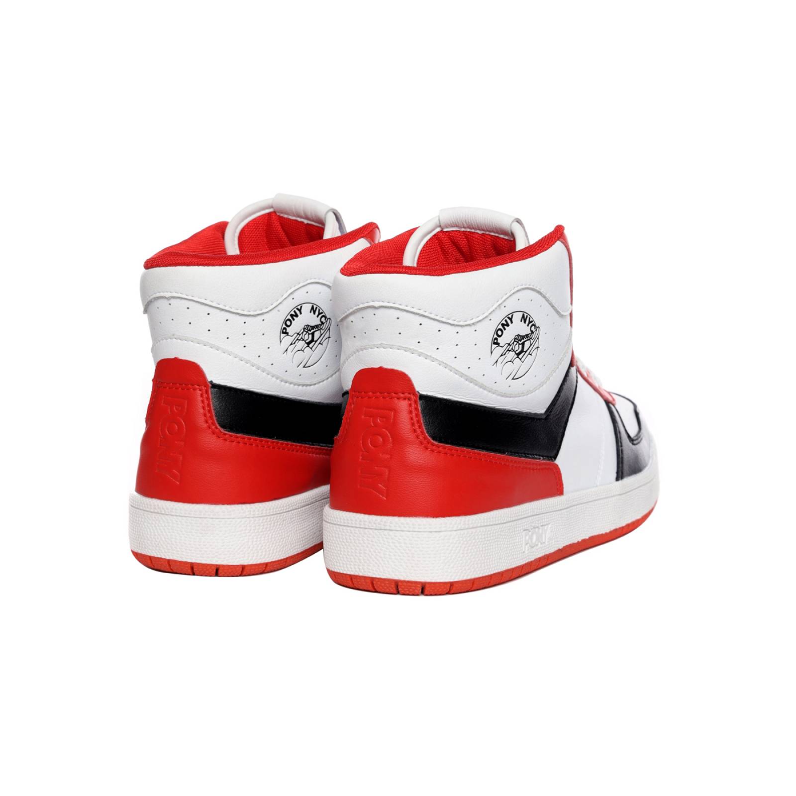 Tenis Pony Mujer Blanco City Wings Hi Cherry Casual 9491.