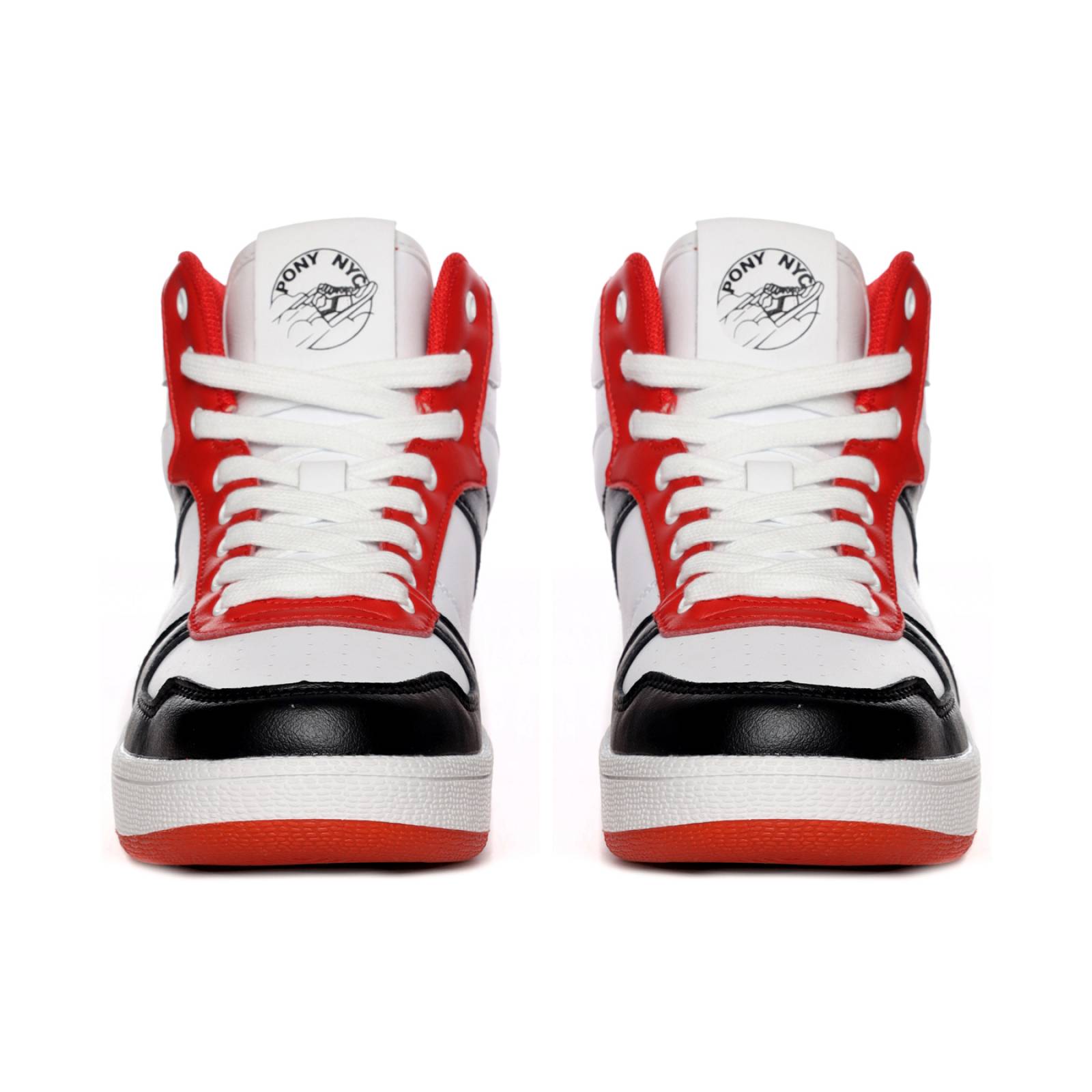Tenis Pony Mujer Blanco City Wings Hi Cherry Casual 9491.