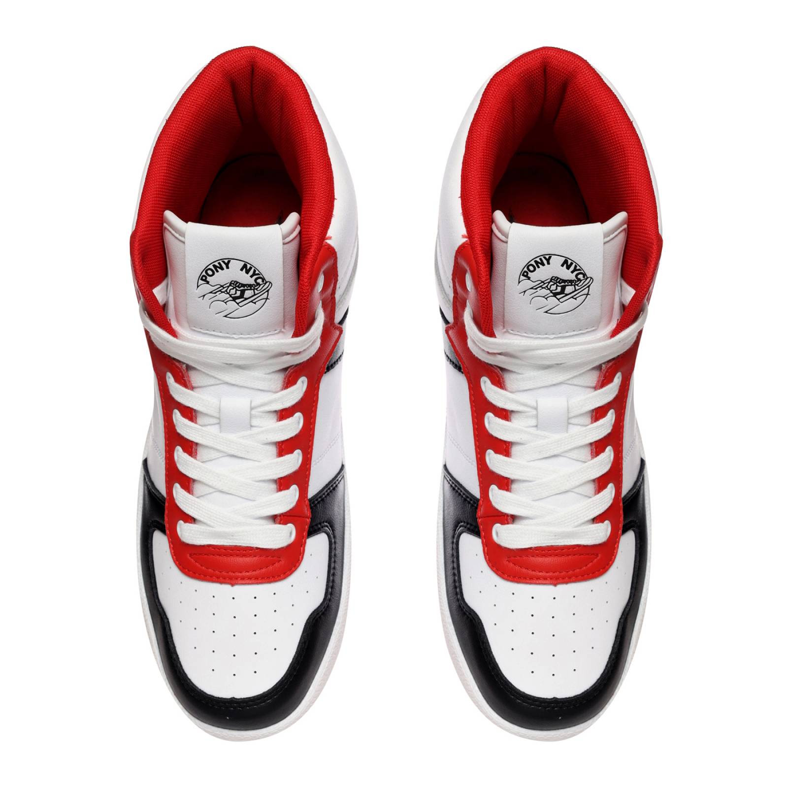 Tenis Pony Mujer Blanco City Wings Hi Cherry Casual 9491.