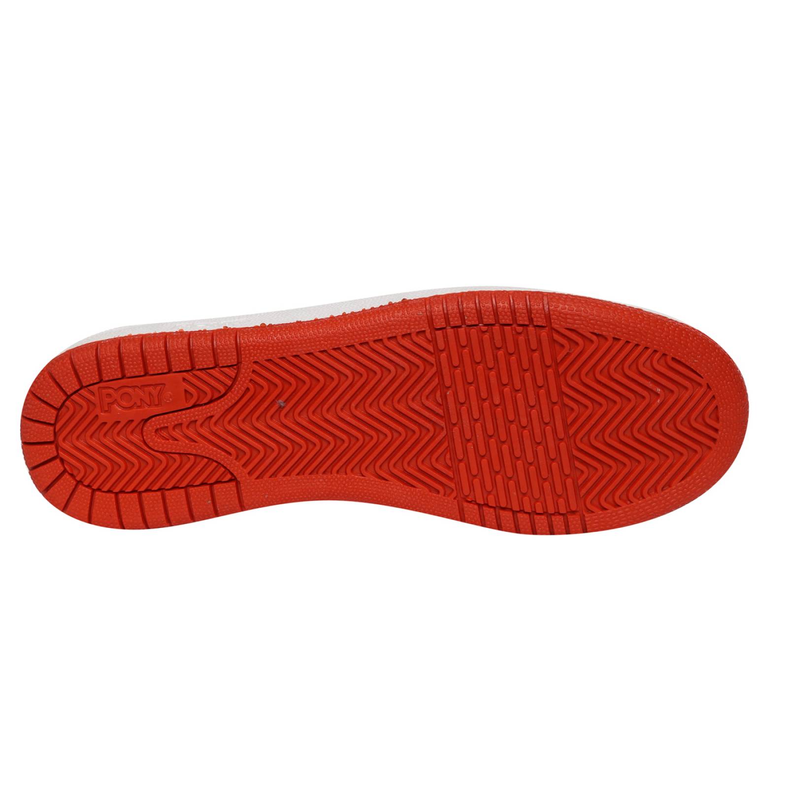 Tenis Pony Mujer Blanco City Wings Hi Cherry Casual 9491.
