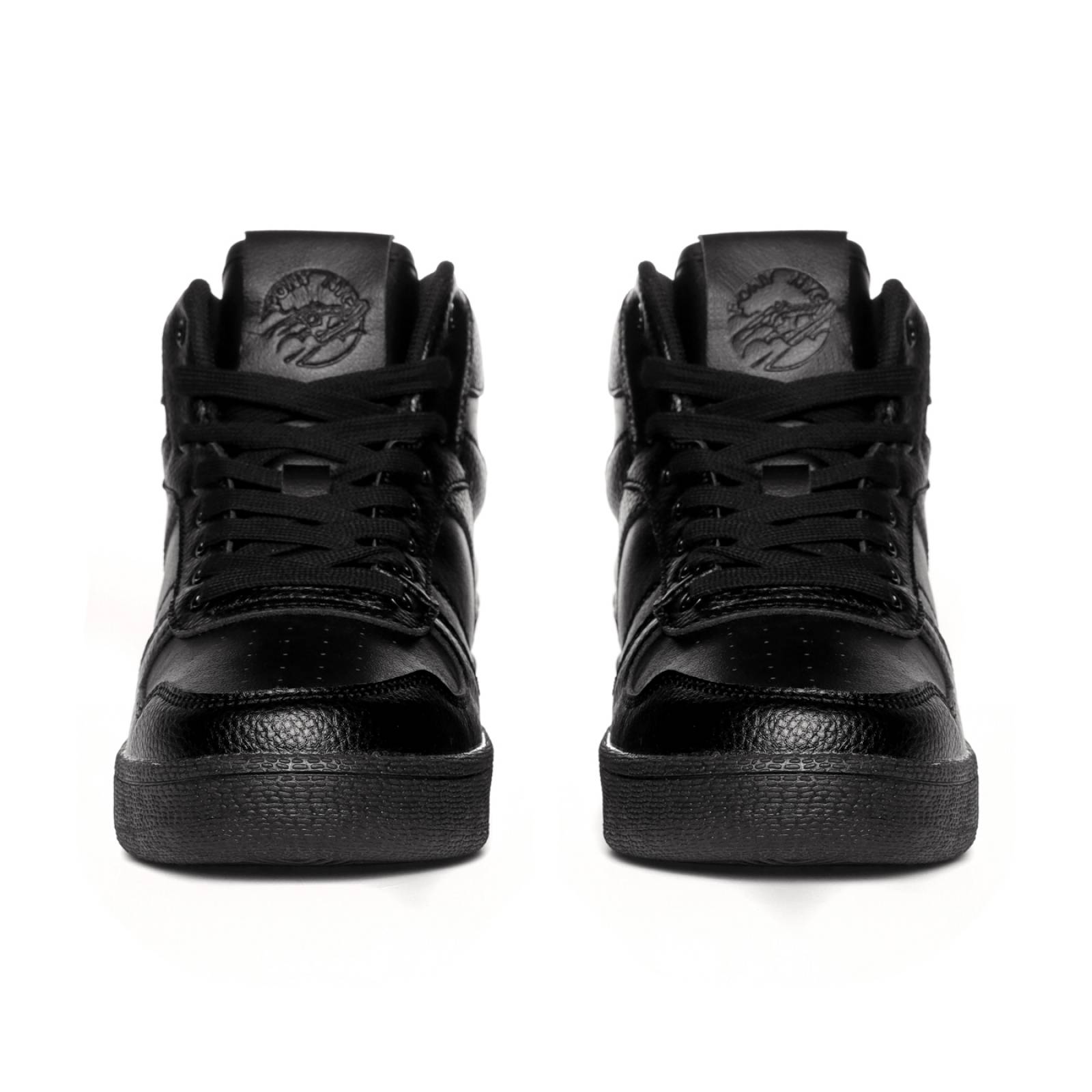 Tenis Pony Mujer Negro City Wings Hi Spider Casual 9958