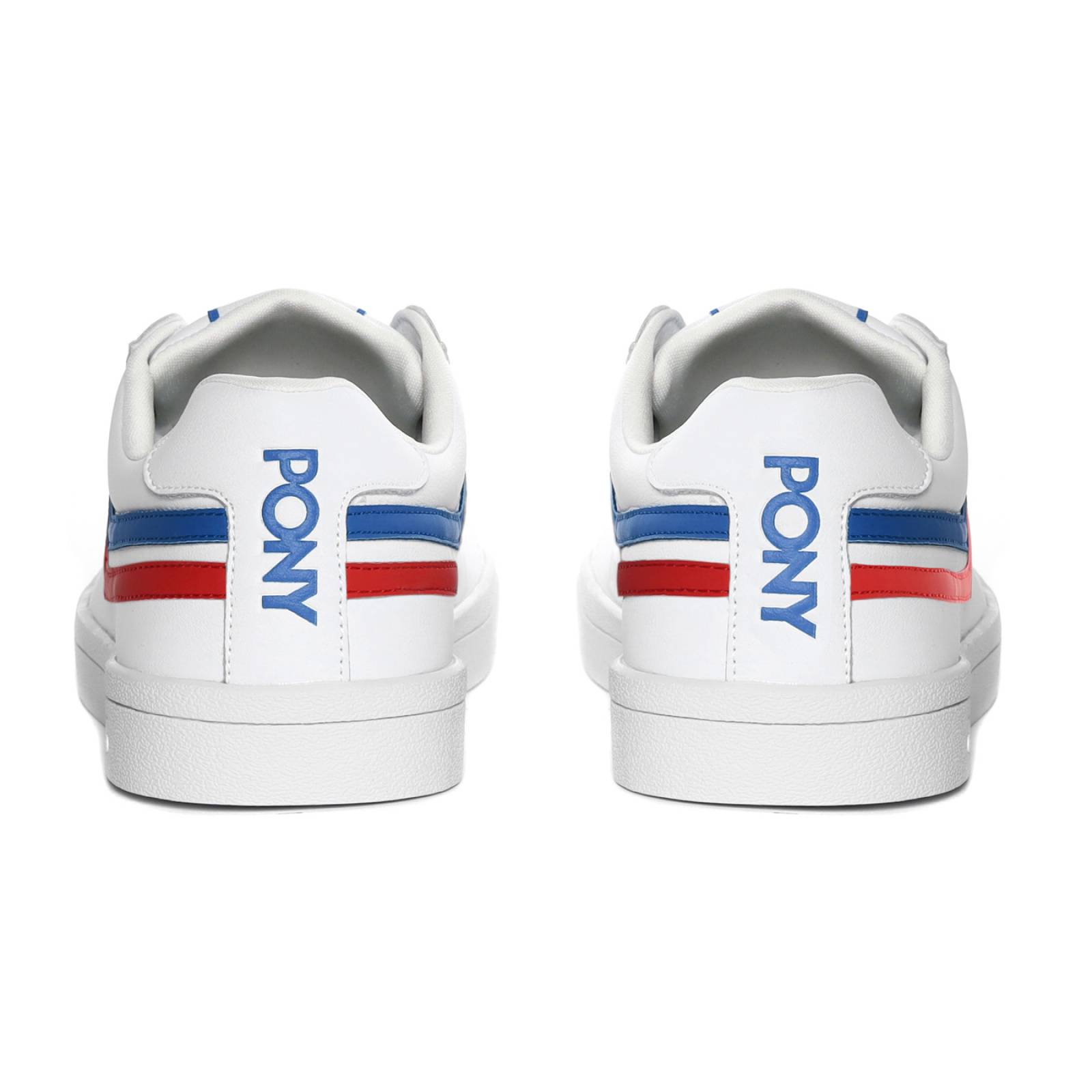 Tenis Pony Mujer Blanco Racer Tri Color France Casual 1876.