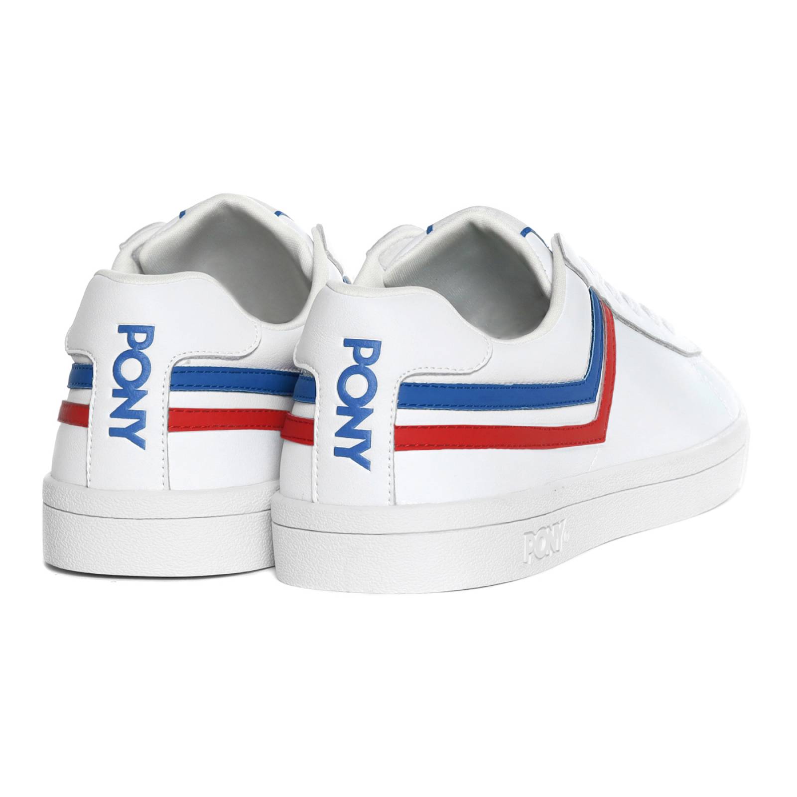 Tenis Pony Mujer Blanco Racer Tri Color France Casual 1876.