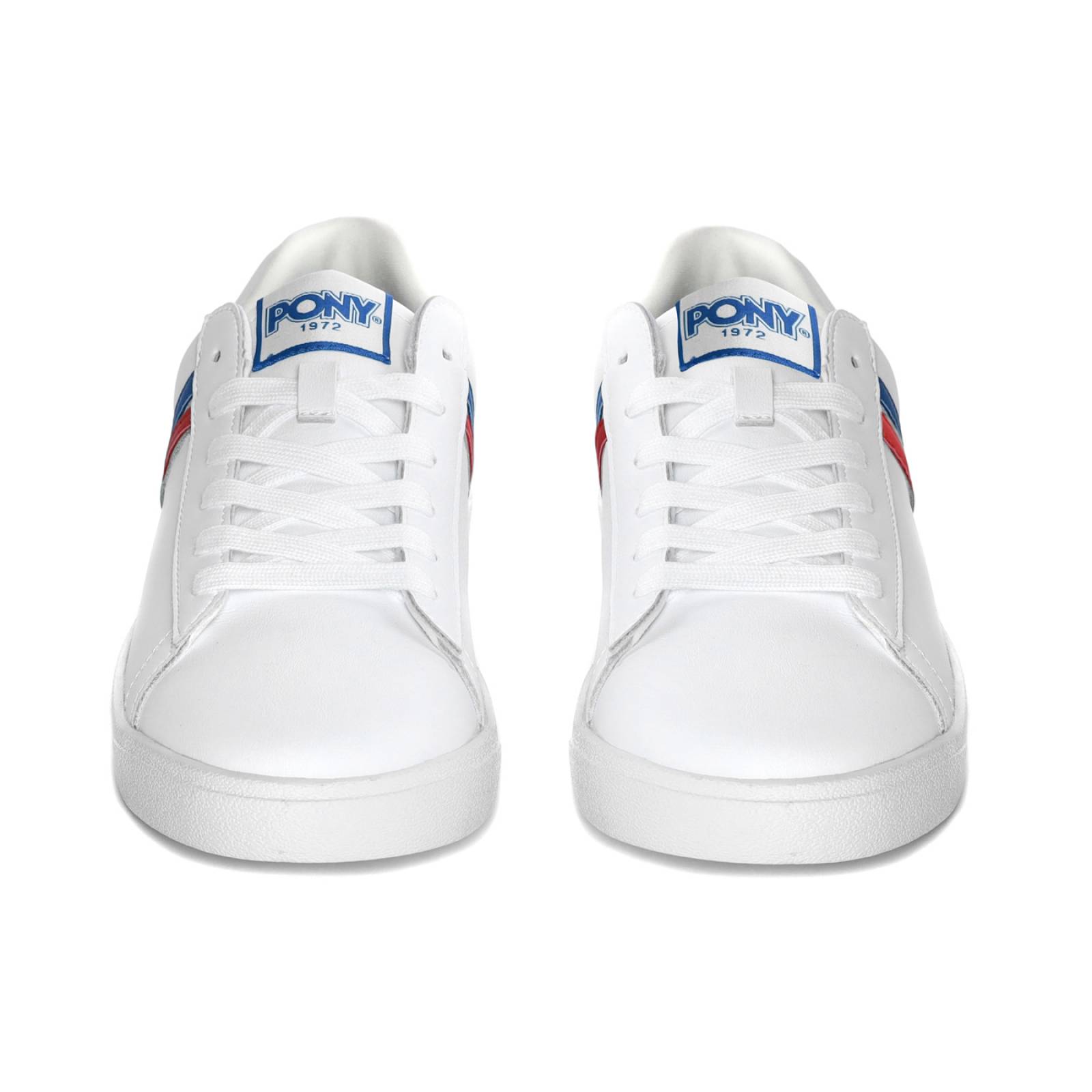 Tenis Pony Mujer Blanco Racer Tri Color France Casual 1876.