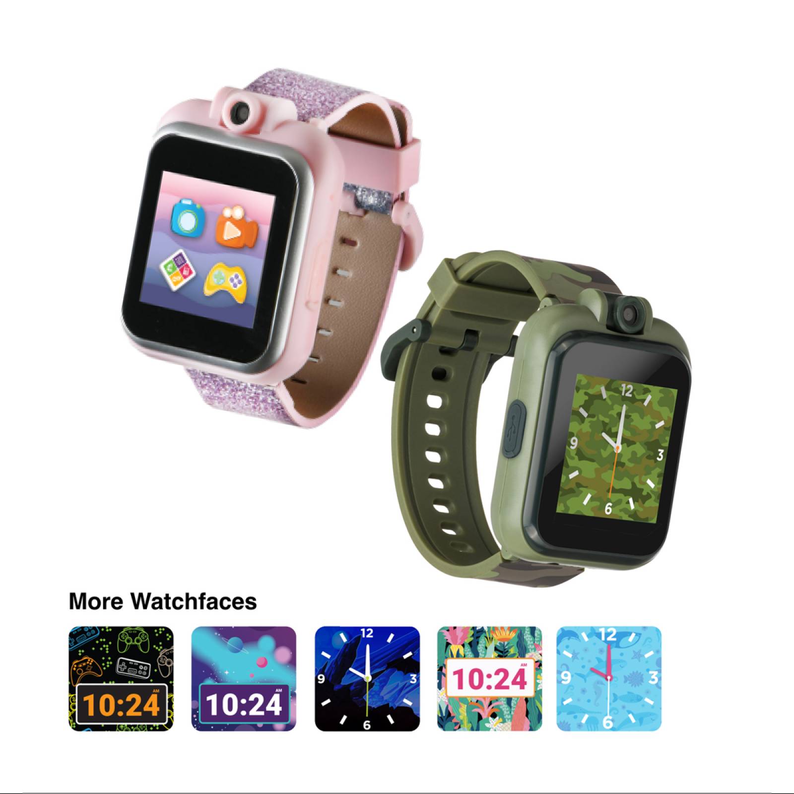 Reloj Inteligente Con Audifonos Itouch Niña Rosa Bundle X Headphones Glitter Unicorn 900284M-42-F01