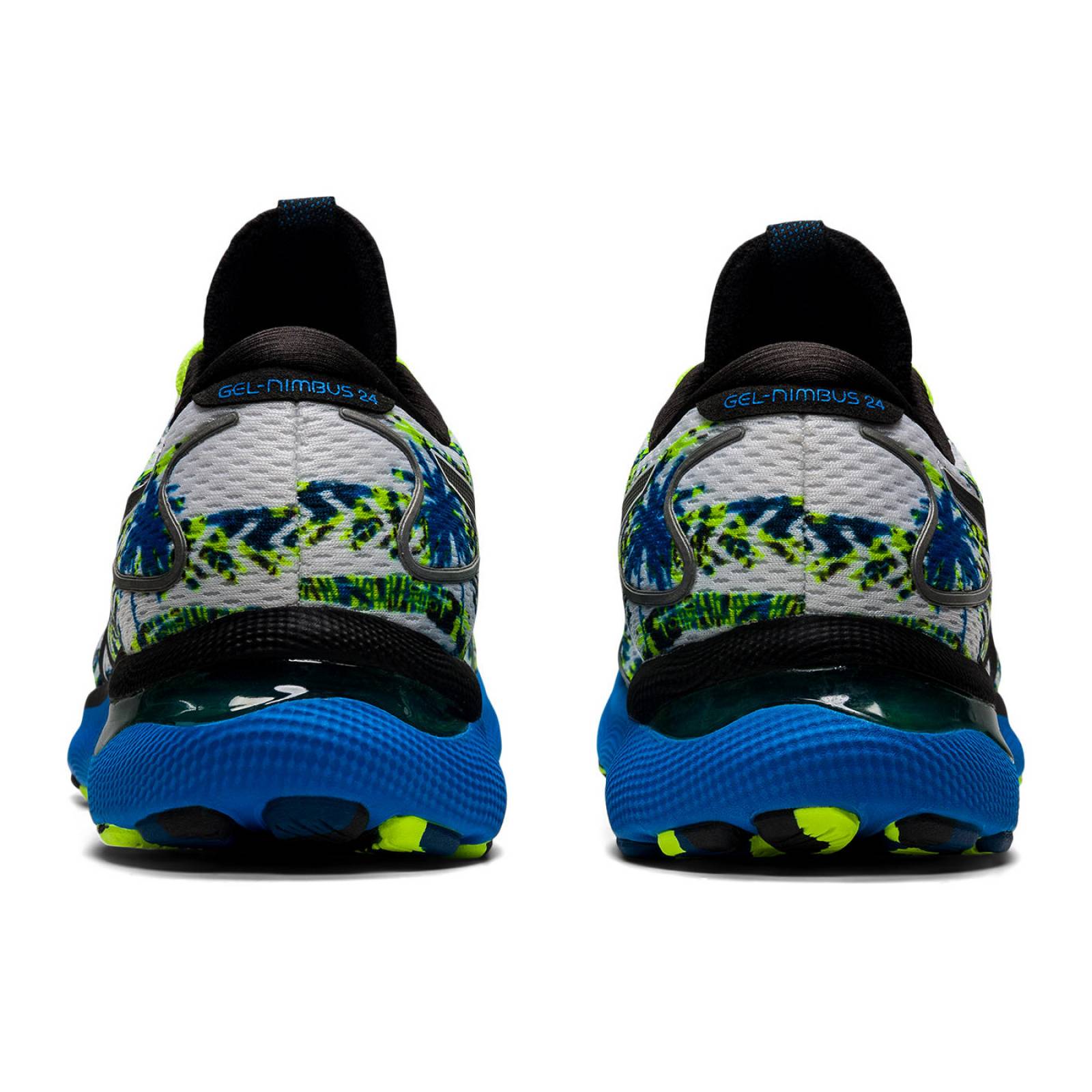 Tenis Asics Hombre Blanco Gel Nimbus 24 Running 1011B454.100