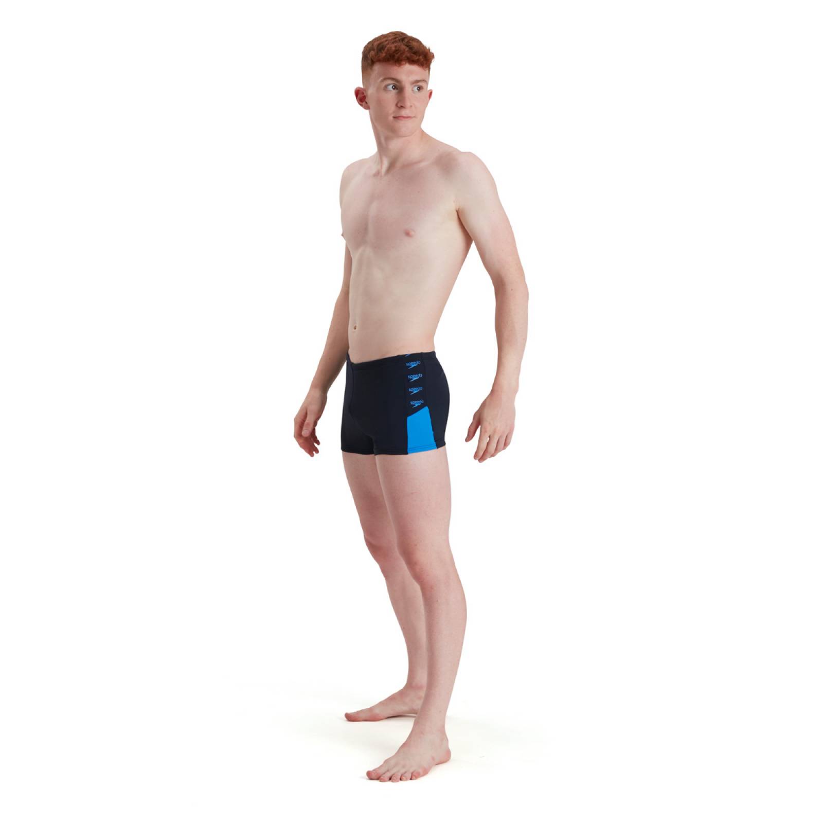 Traje de Baño Speedo Hombre Negro Splice Aquashort 812823F436.