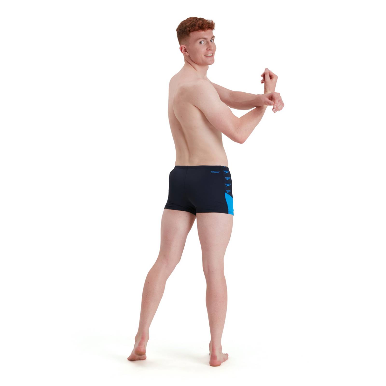 Traje de Baño Speedo Hombre Negro Splice Aquashort 812823F436.