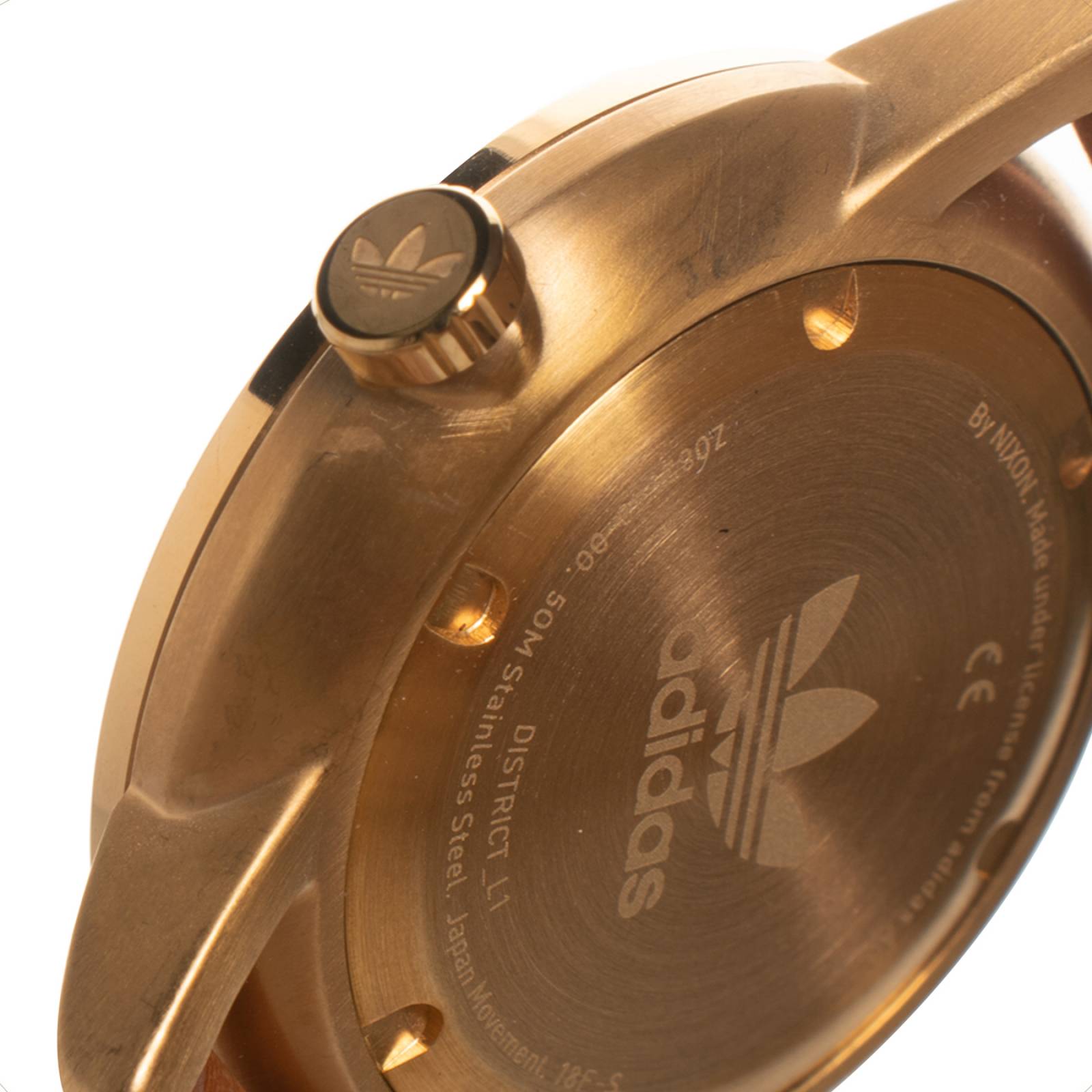 Reloj adidas Hombre Dorado District Casual Analógico Z082548.