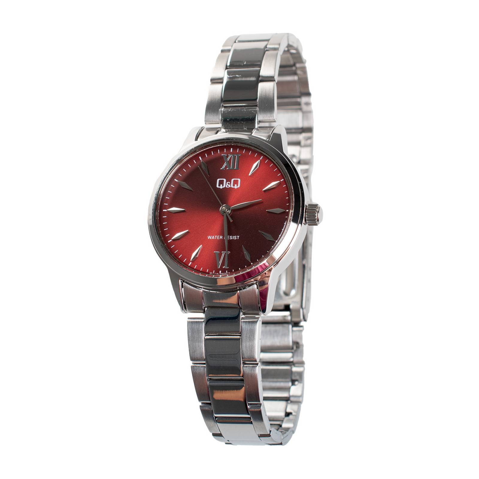 RELOJ Q&Q MUJER PLATEADO Q11A003PY