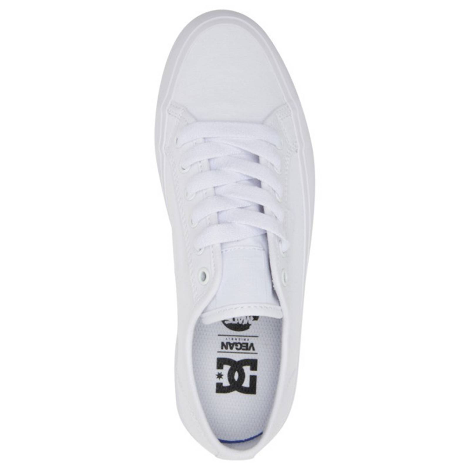 TENIS DC SHOES MUJER BLANCO MANUAL PLATFORM J SHOE WW0 ADJS300280WW0.