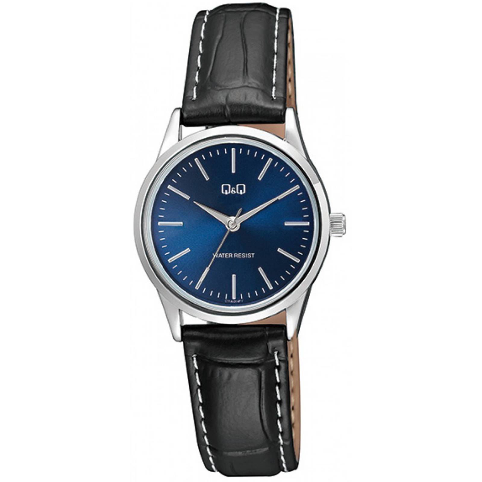 RELOJ Q&Q ANALOGICO UNISEX NEGRO C11A014PY