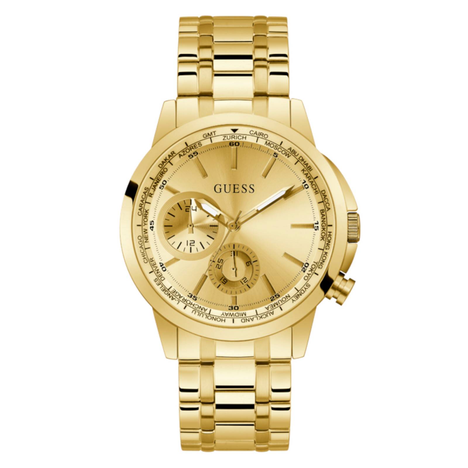 Reloj Guess Hombre GW0490G2 Dorado — Joyeriacanovas