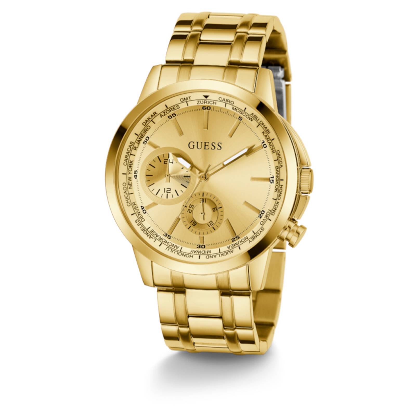 RELOJ GUESS HOMBRE DORADO SPEC GW0490G2