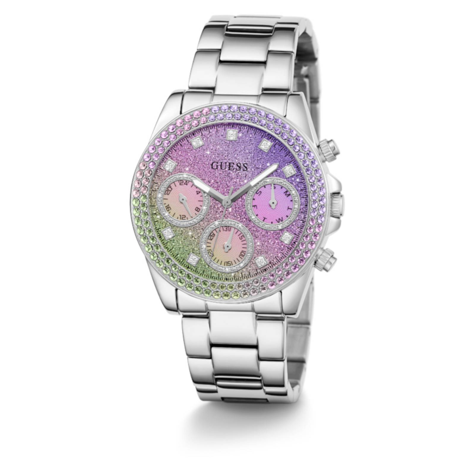 Reloj guess best sale mujer plateado