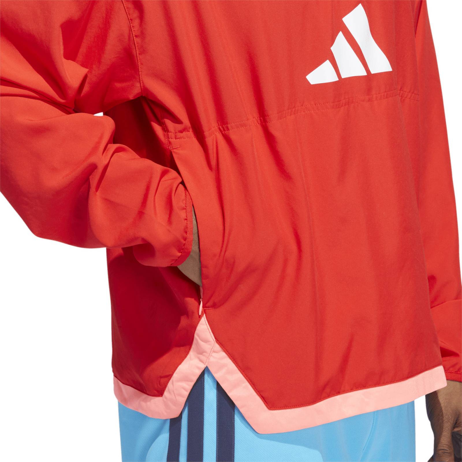 SUDADERA ADIDAS HOMBRE ROJO BB HOODY HF4197.