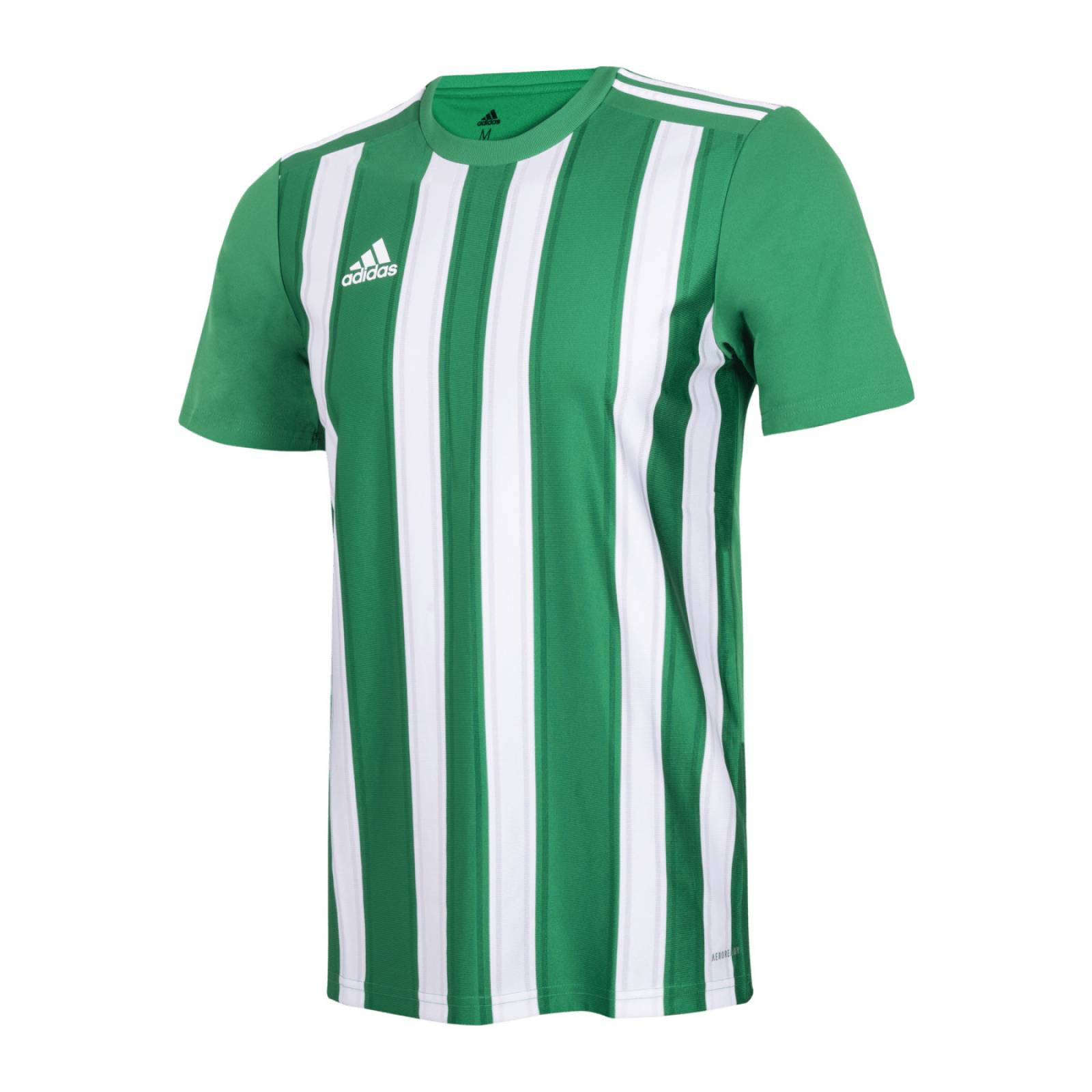 PLAYERA ADIDAS HOMBRE VERDE STRIPED 21 JSY H35644.