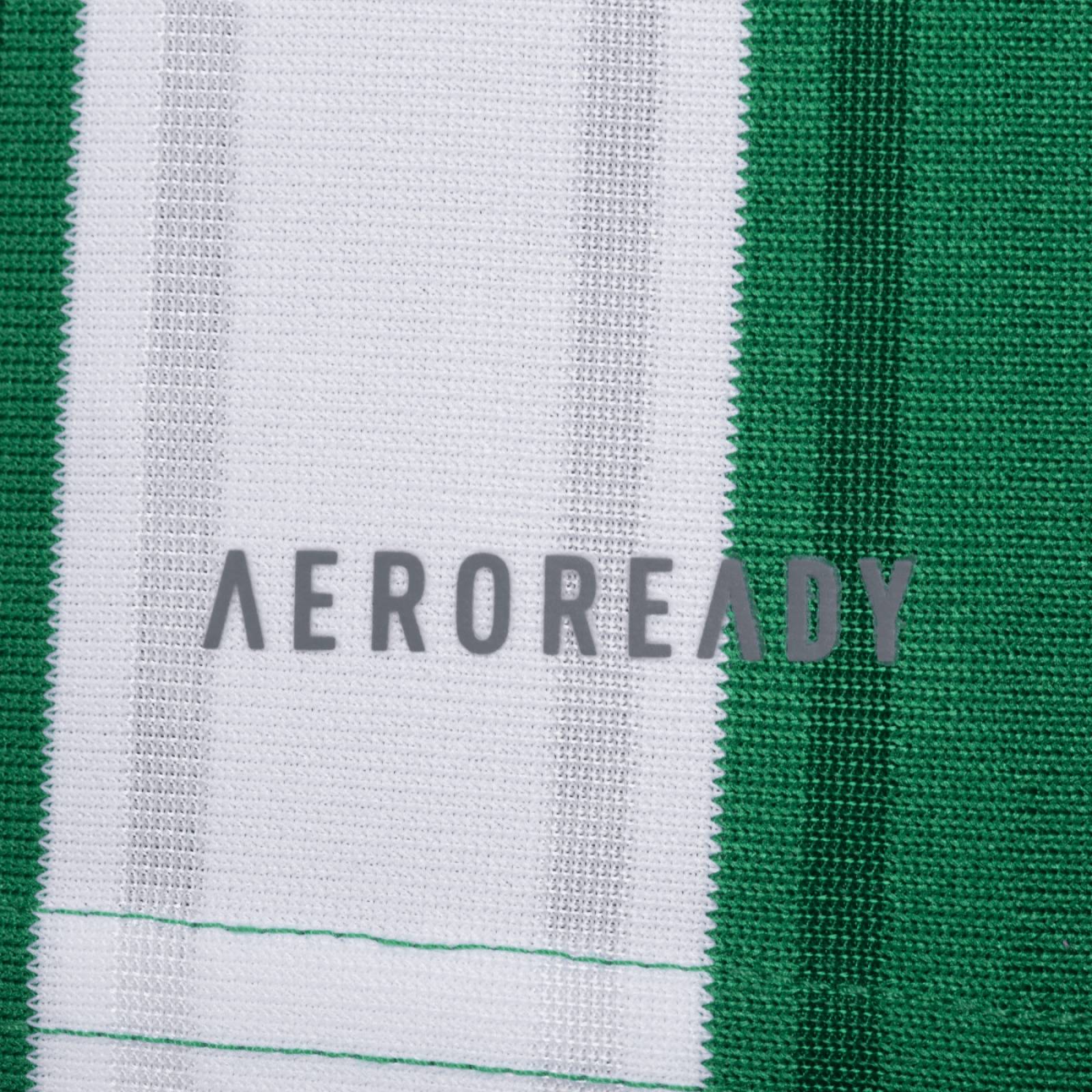 PLAYERA ADIDAS HOMBRE VERDE STRIPED 21 JSY H35644.