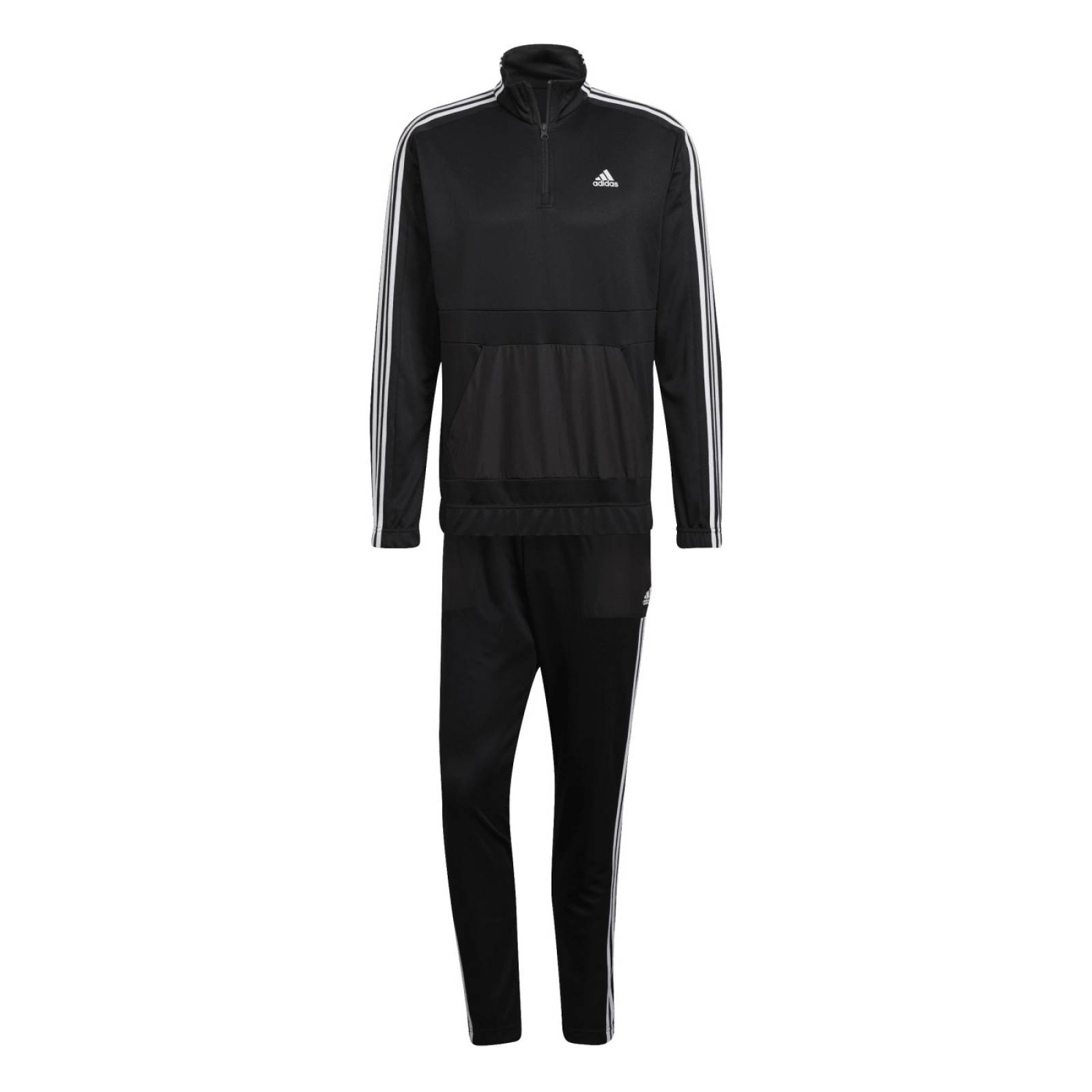 CONJUNTO ADIDAS NEGRO HOMBRE MTS TRICOT 1 4Z HE2233