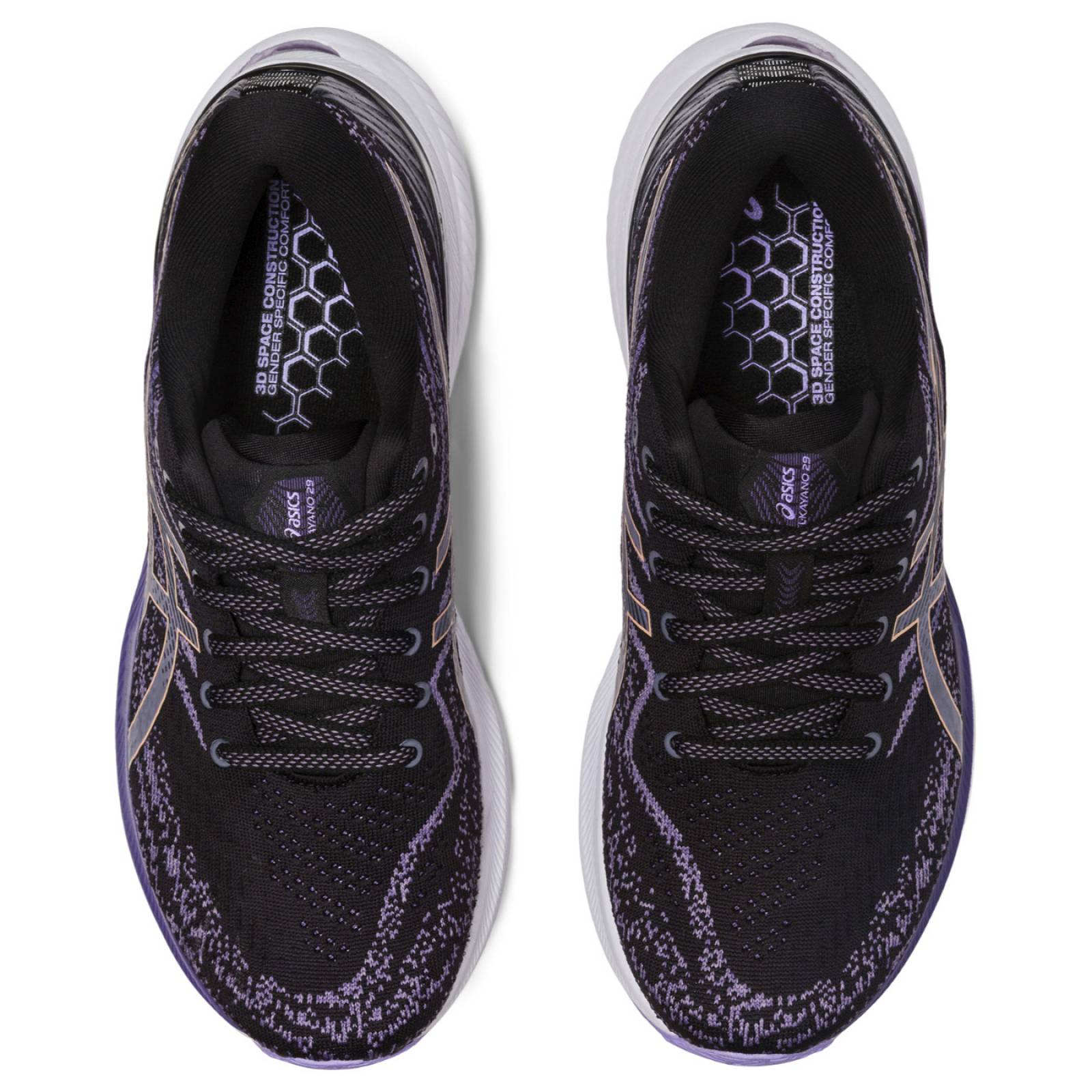 TENIS ASICS MUJER NEGRO GEL-KAYANO 29 STANDARD 1012B272.004