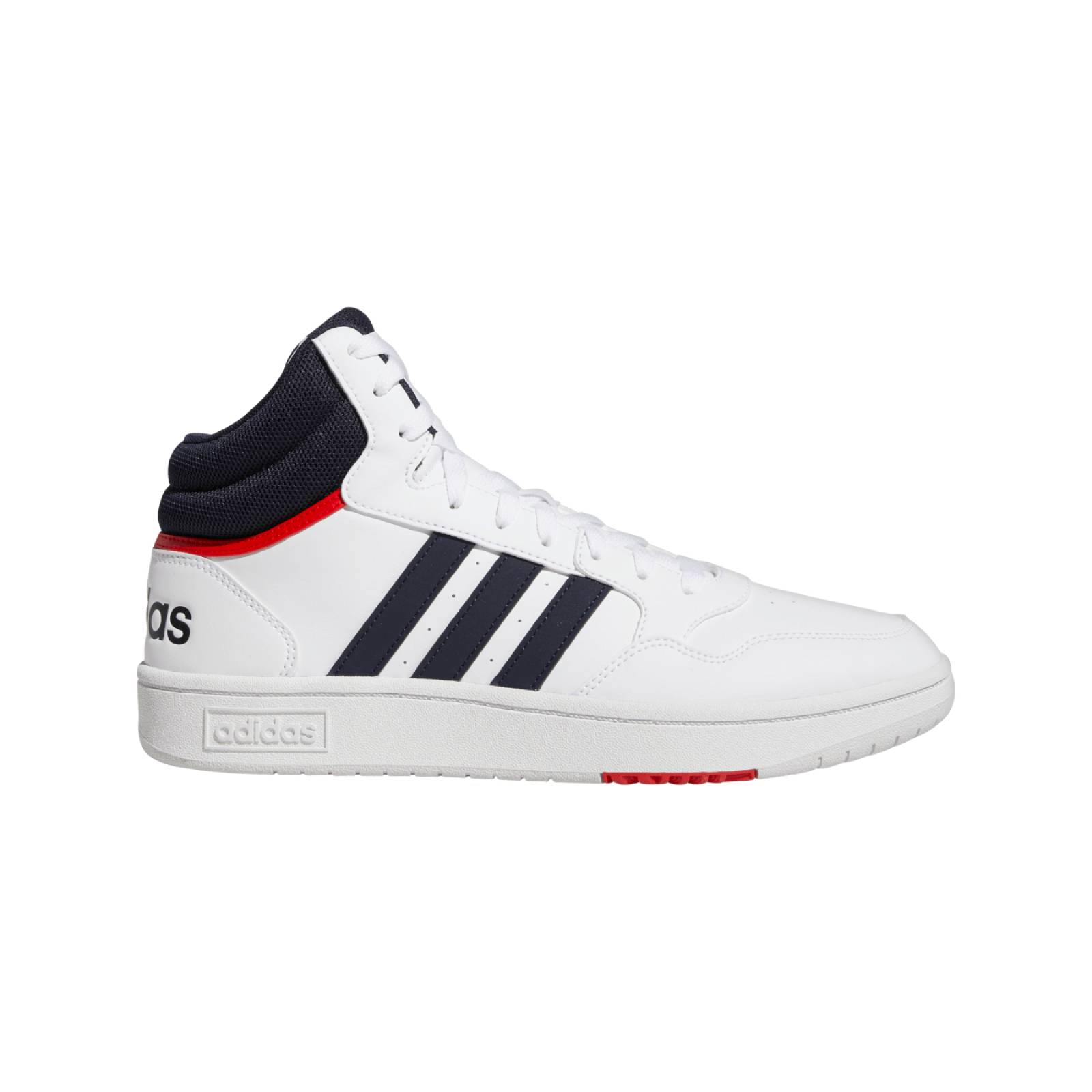 TENIS ADIDAS HOMBRE BLANCO HOOPS 3.0 MID GY5543.